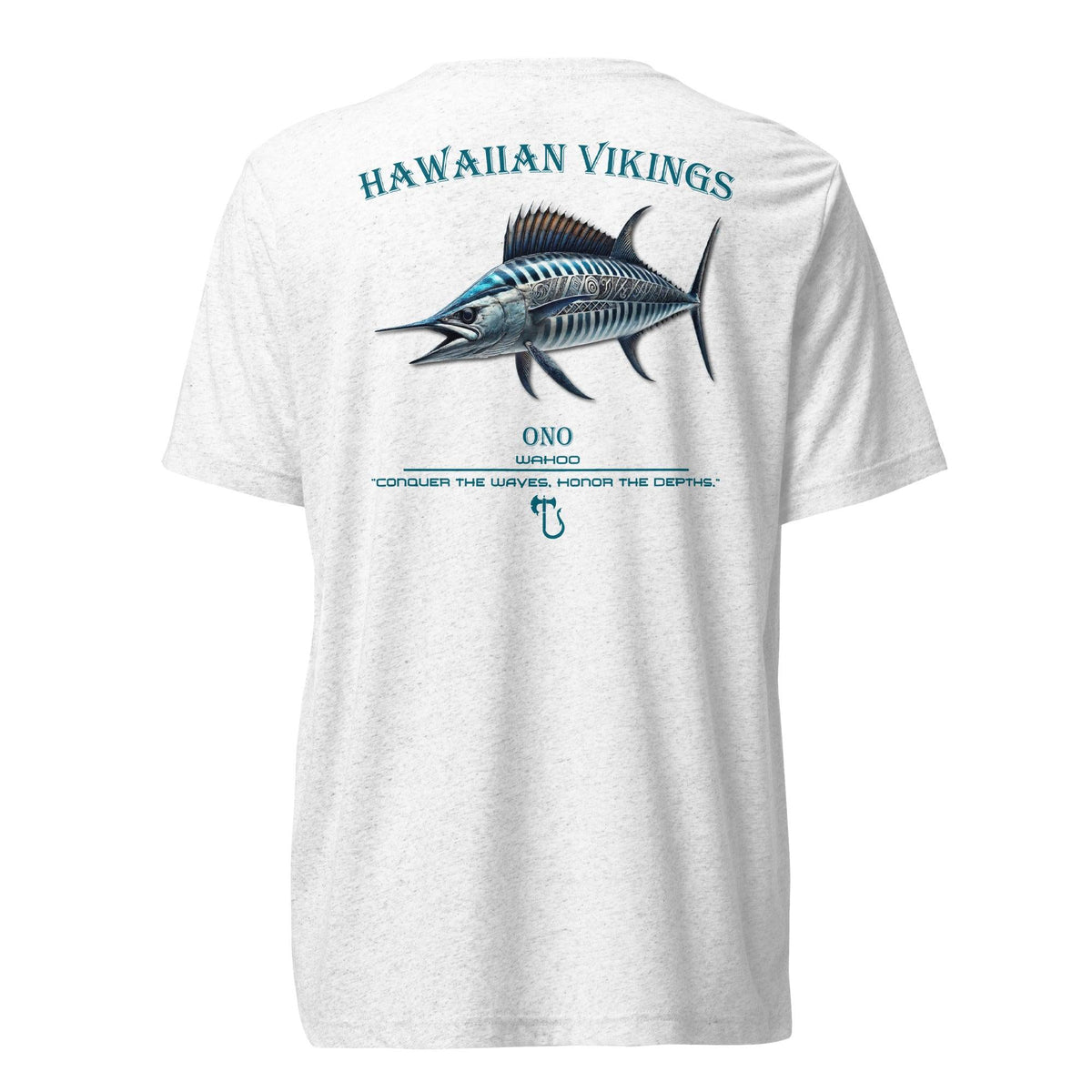 Wahoo Tri-Blend Short Sleeve T-Shirt - Hawaiian Vikings
