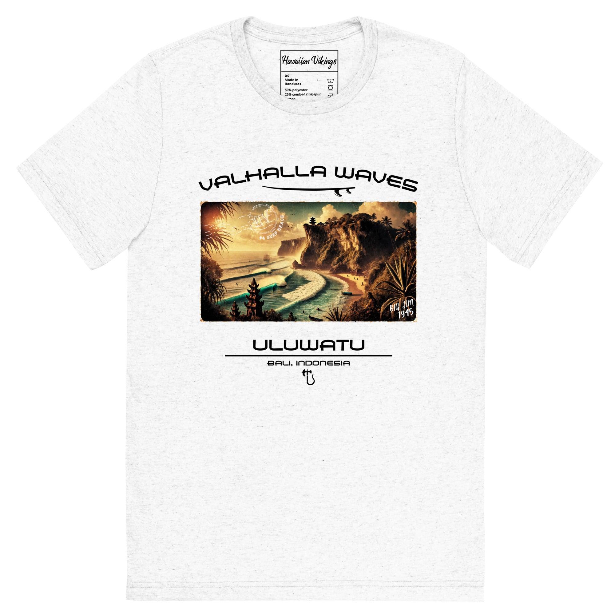 Uluwatu Vintage Postcard T-Shirt - Hawaiian Vikings