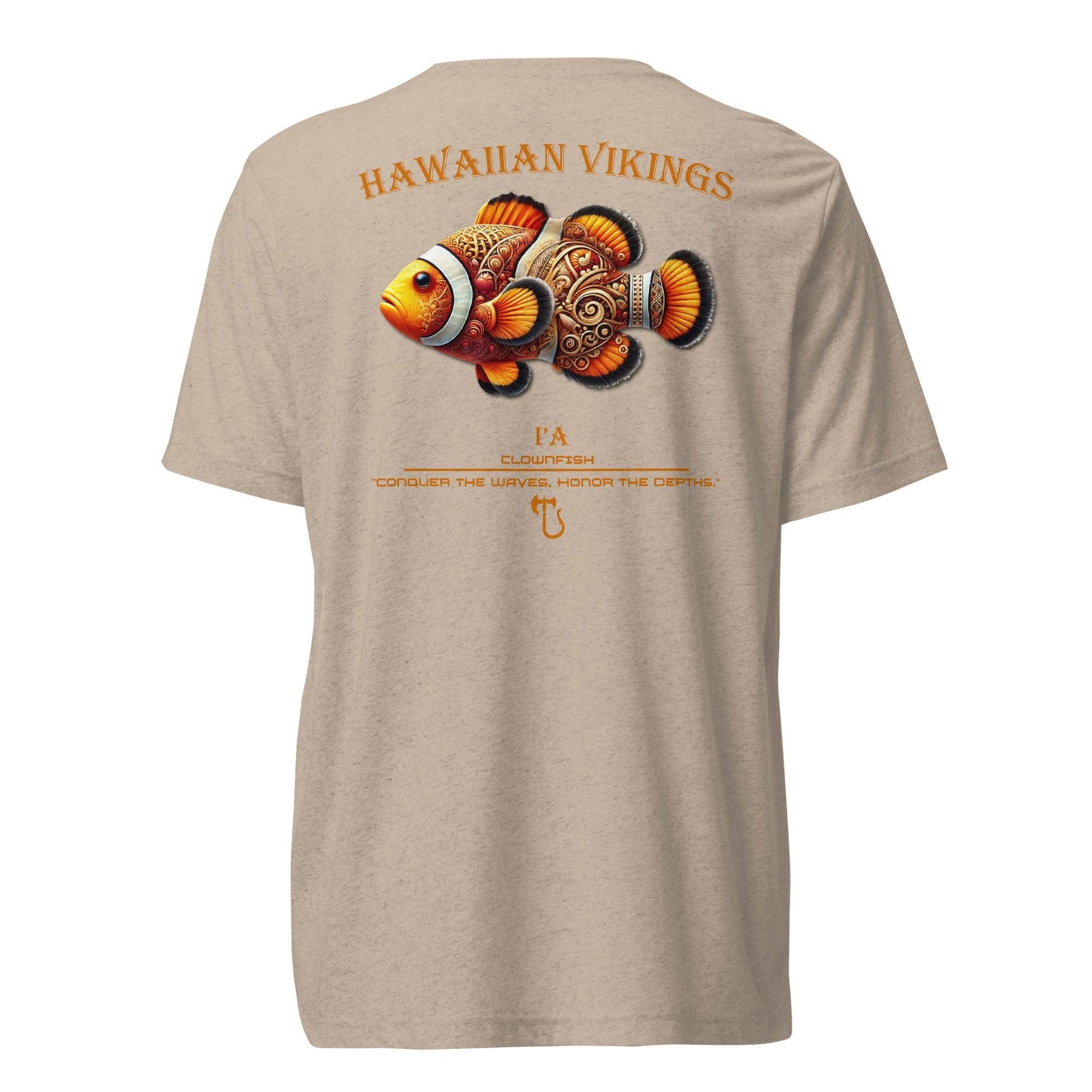 Clownfish Tri-Blend Short Sleeve T-Shirt - Hawaiian Vikings