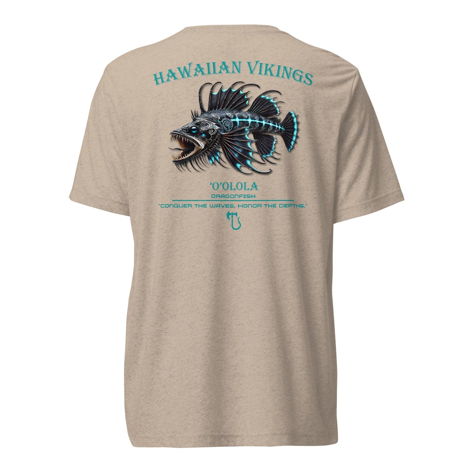 Dragonfish Tri-Blend Short Sleeve T-Shirt - Hawaiian Vikings