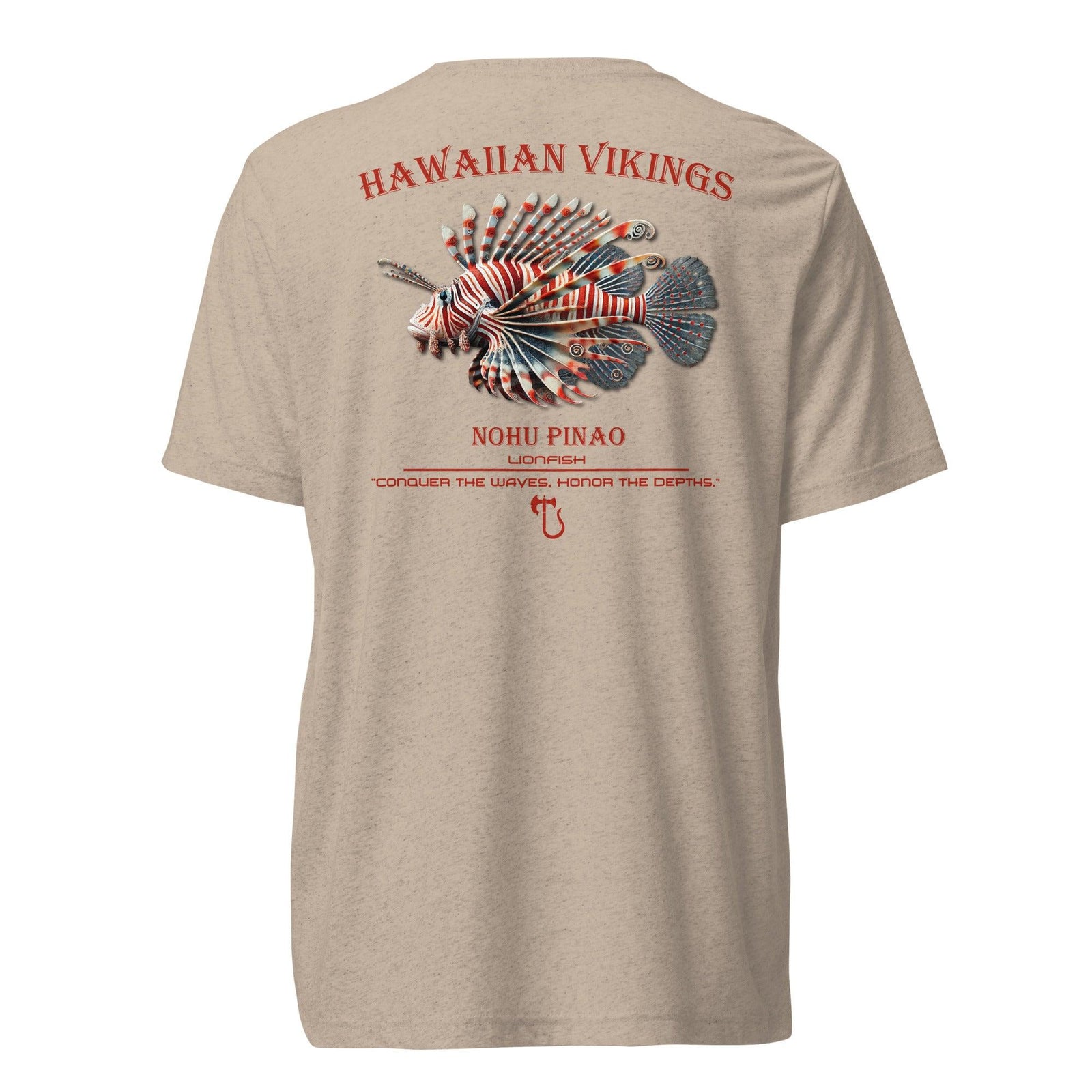 Lionfish Tri-Blend Short Sleeve T-Shirt - Hawaiian Vikings