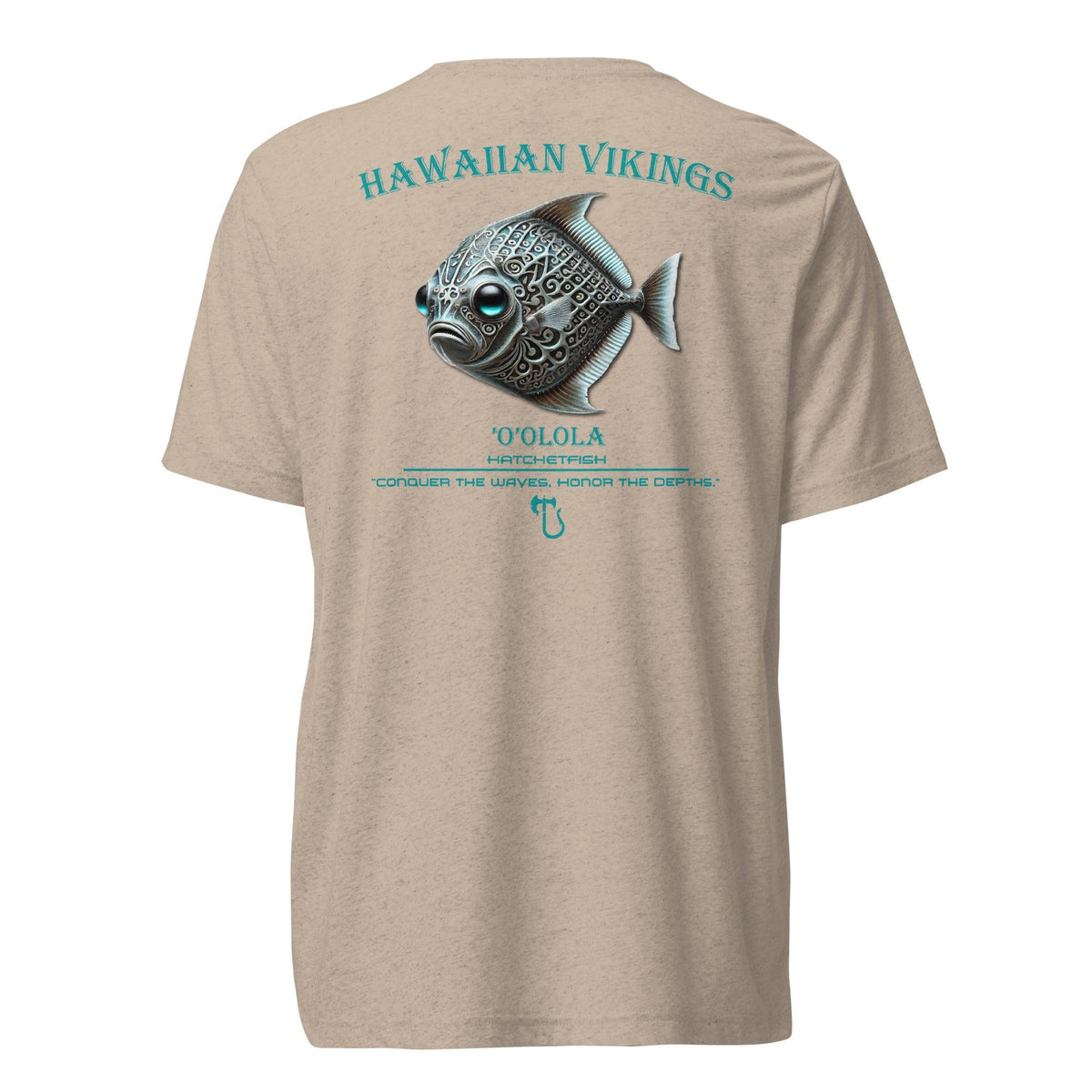 Hatchetfish Tri-Blend Short Sleeve T-Shirt - Hawaiian Vikings