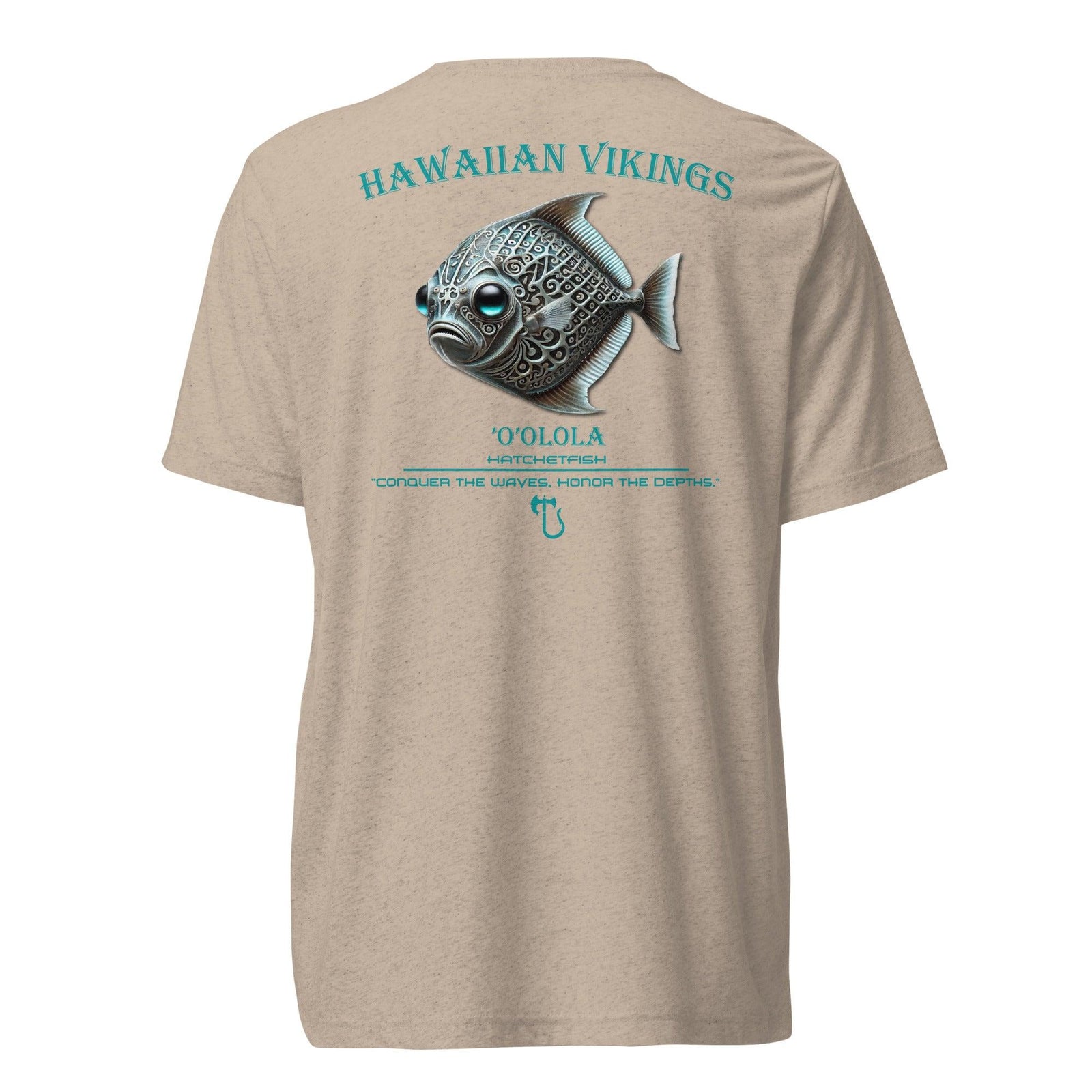 Hatchetfish Tri-Blend Short Sleeve T-Shirt - Hawaiian Vikings