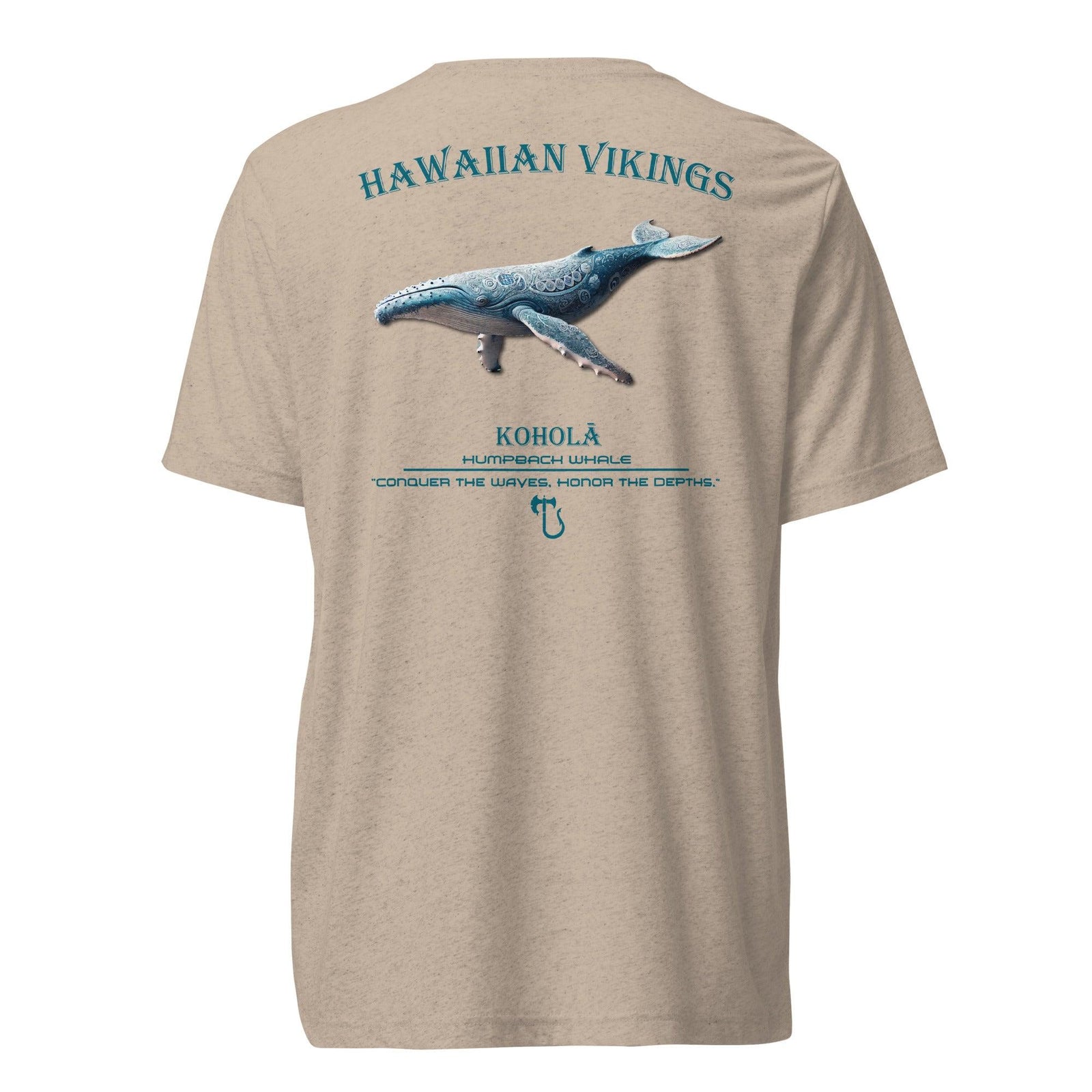 Humpback Whale Tri-Blend Short Sleeve T-Shirt - Hawaiian Vikings
