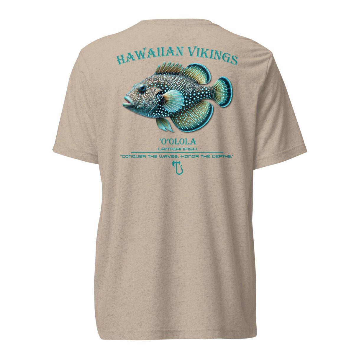 Lanternfish Tri-Blend Short Sleeve T-Shirt - Hawaiian Vikings