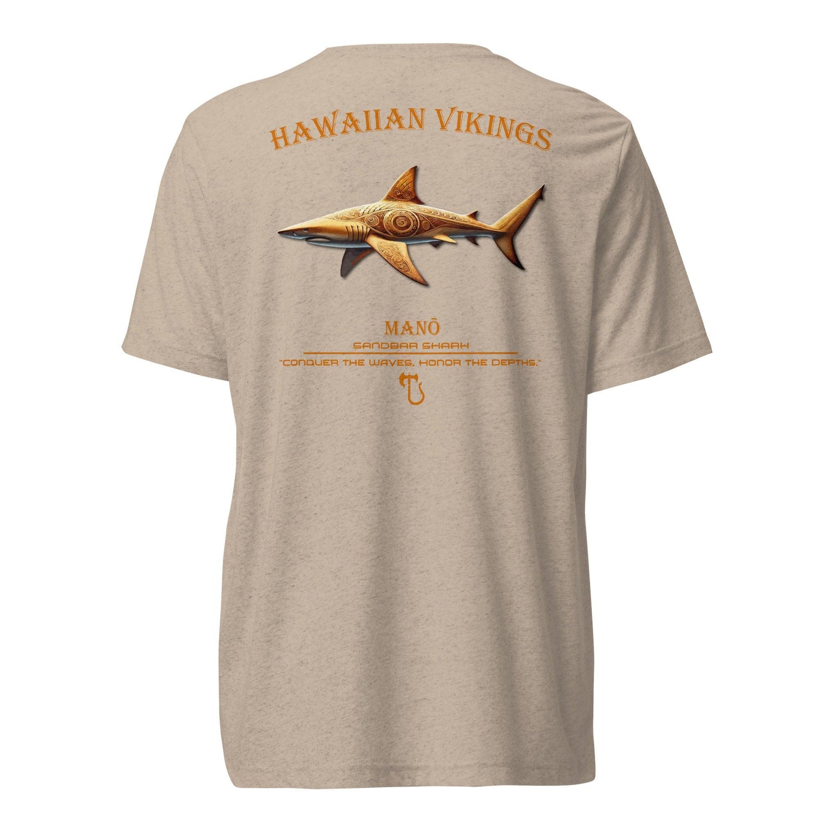 Sandbar Shark Tri-Blend Short Sleeve T-Shirt - Hawaiian Vikings