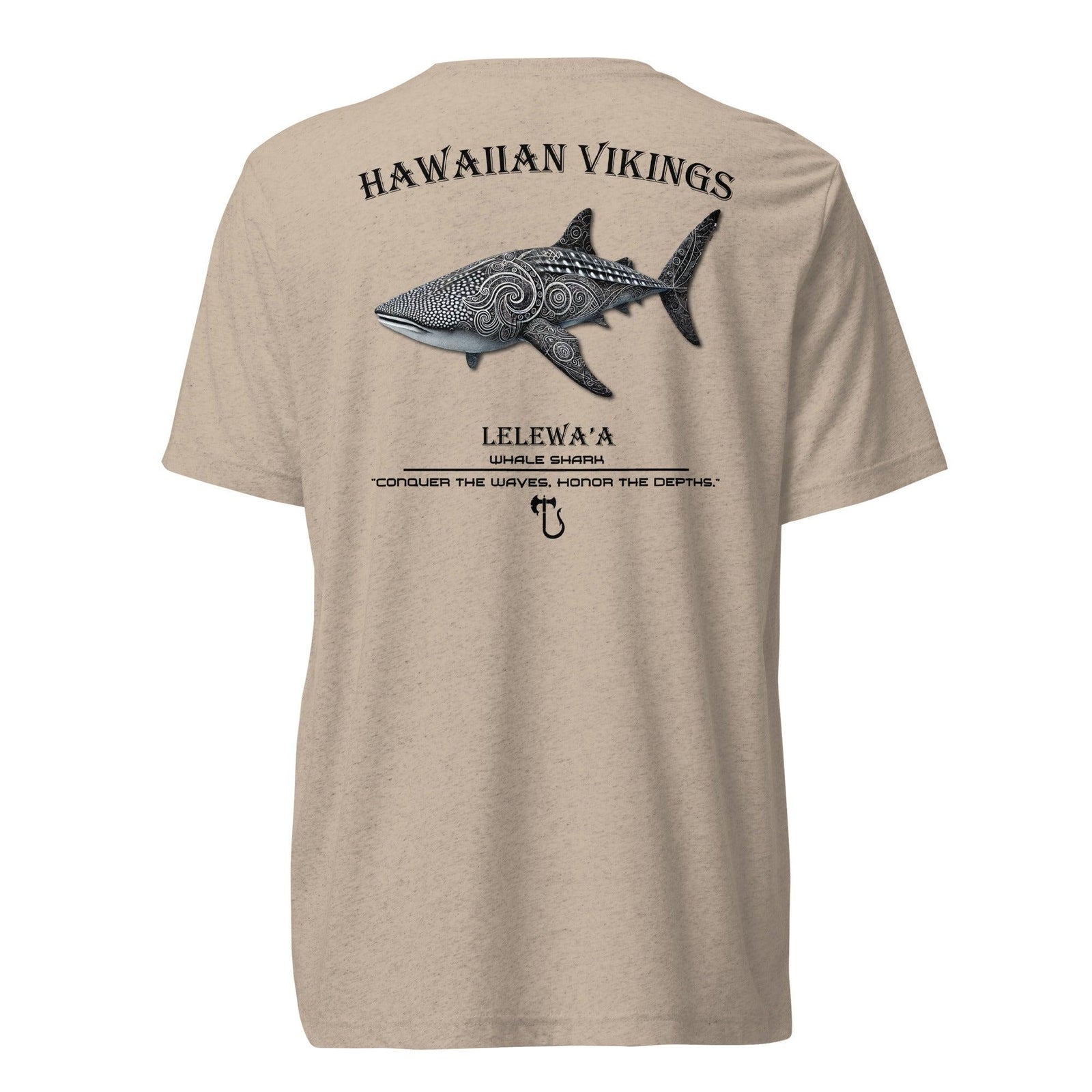 Whale Shark Tri-Blend Short Sleeve T-Shirt - Hawaiian Vikings