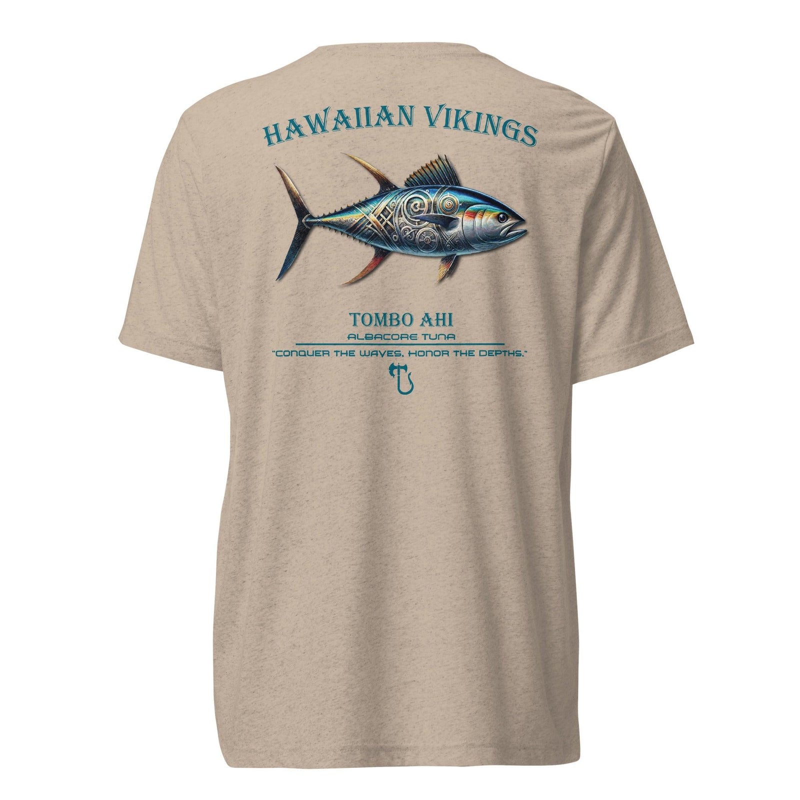 Albacore Tuna Tri-Blend Short Sleeve T-Shirt - Hawaiian Vikings