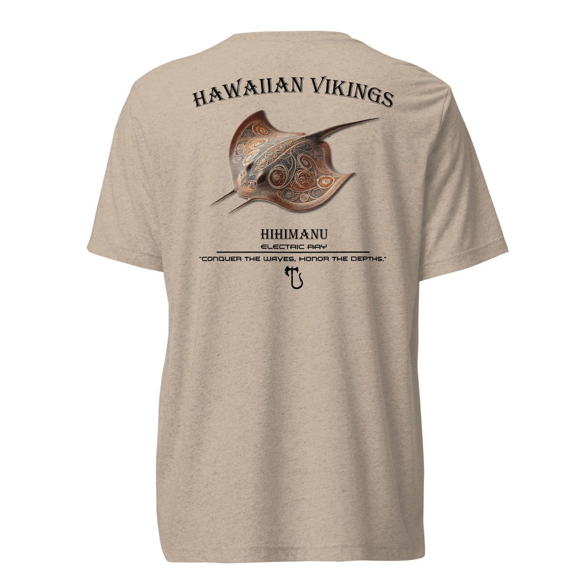 Electric Ray Tri-Blend Short Sleeve T-Shirt - Hawaiian Vikings
