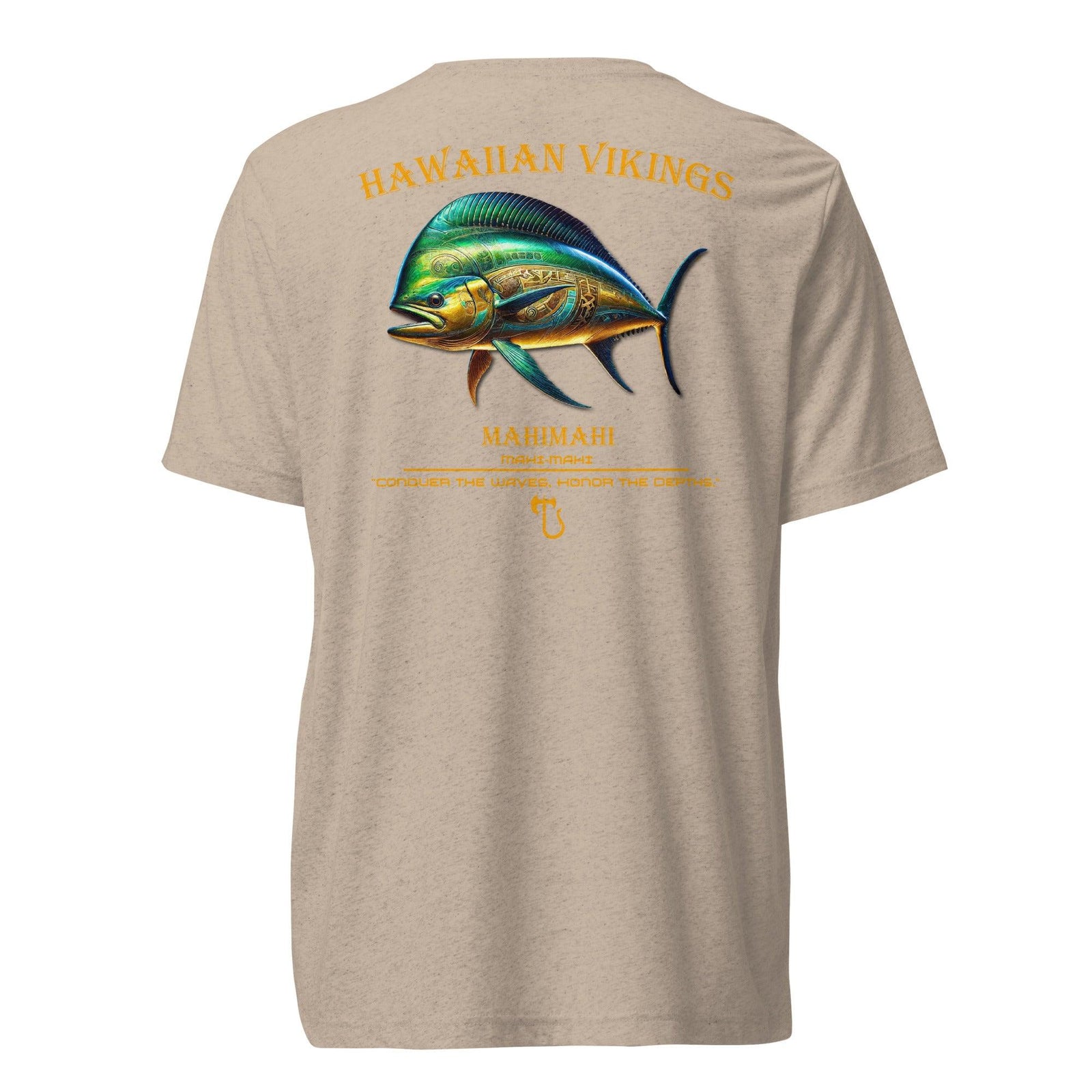 Mahi Mahi Tri-Blend Short Sleeve T-Shirt - Hawaiian Vikings