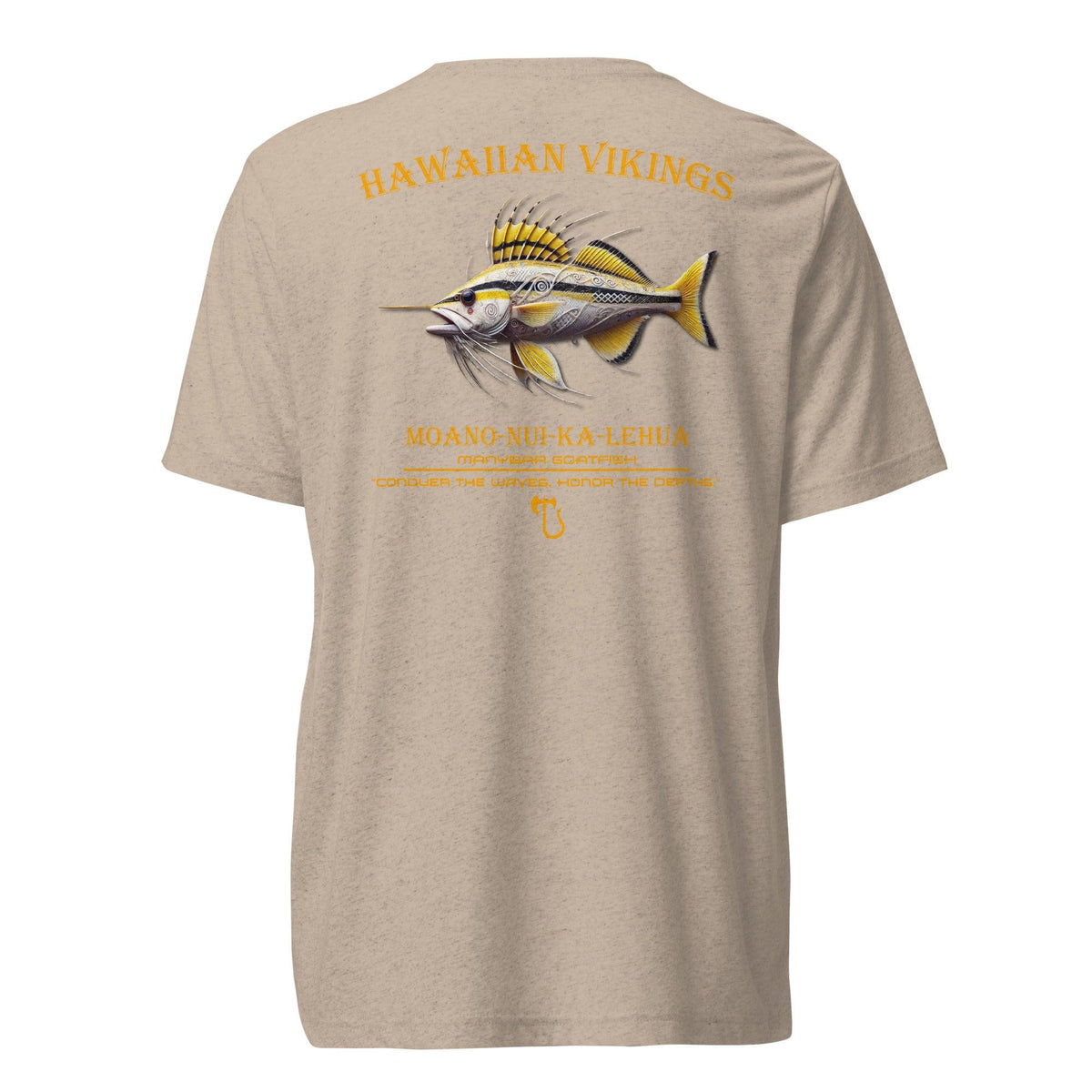 Manybar Goatfish Tri-Blend Short Sleeve T-Shirt - Hawaiian Vikings