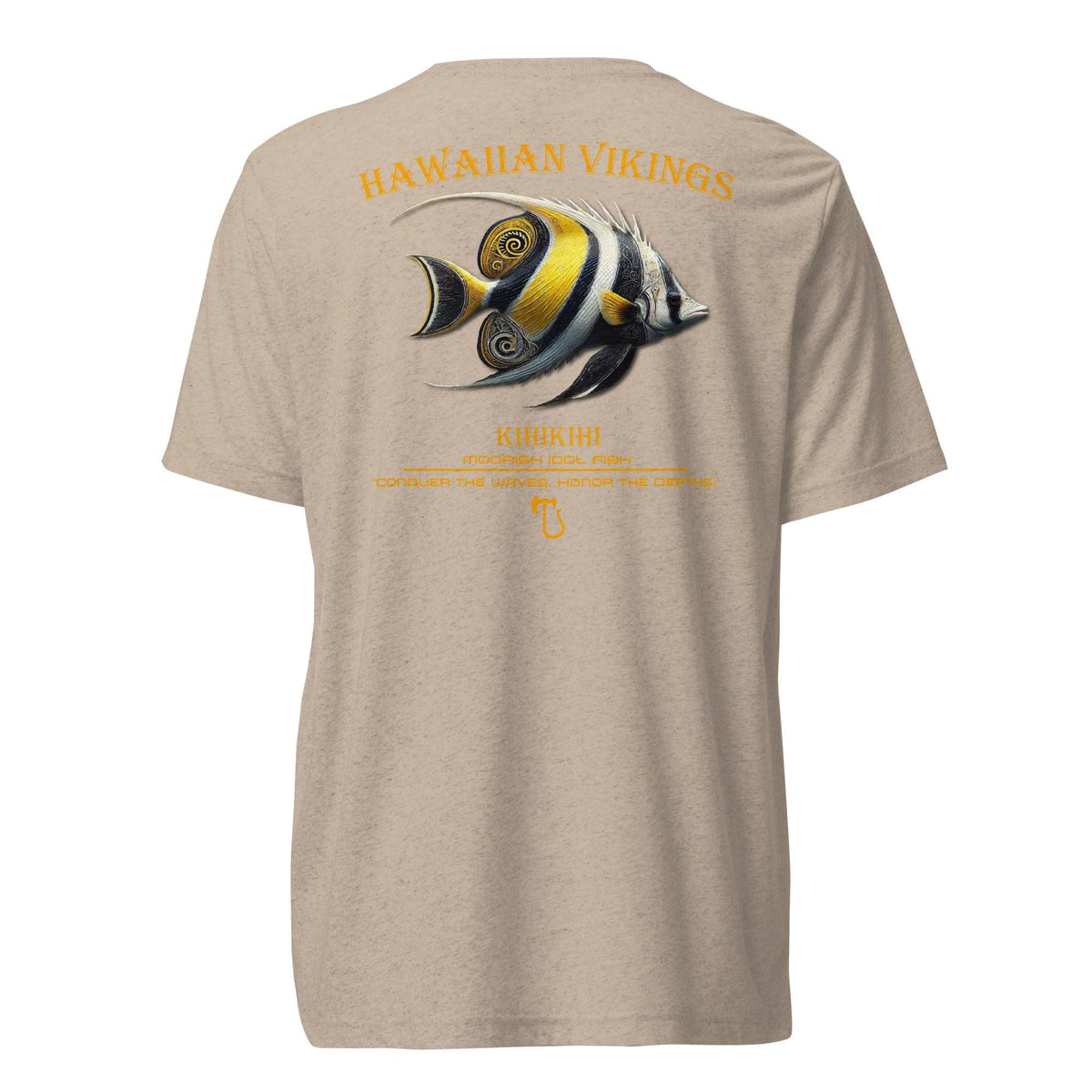 Moorish Idol Tri-Blend Short Sleeve T-Shirt - Hawaiian Vikings