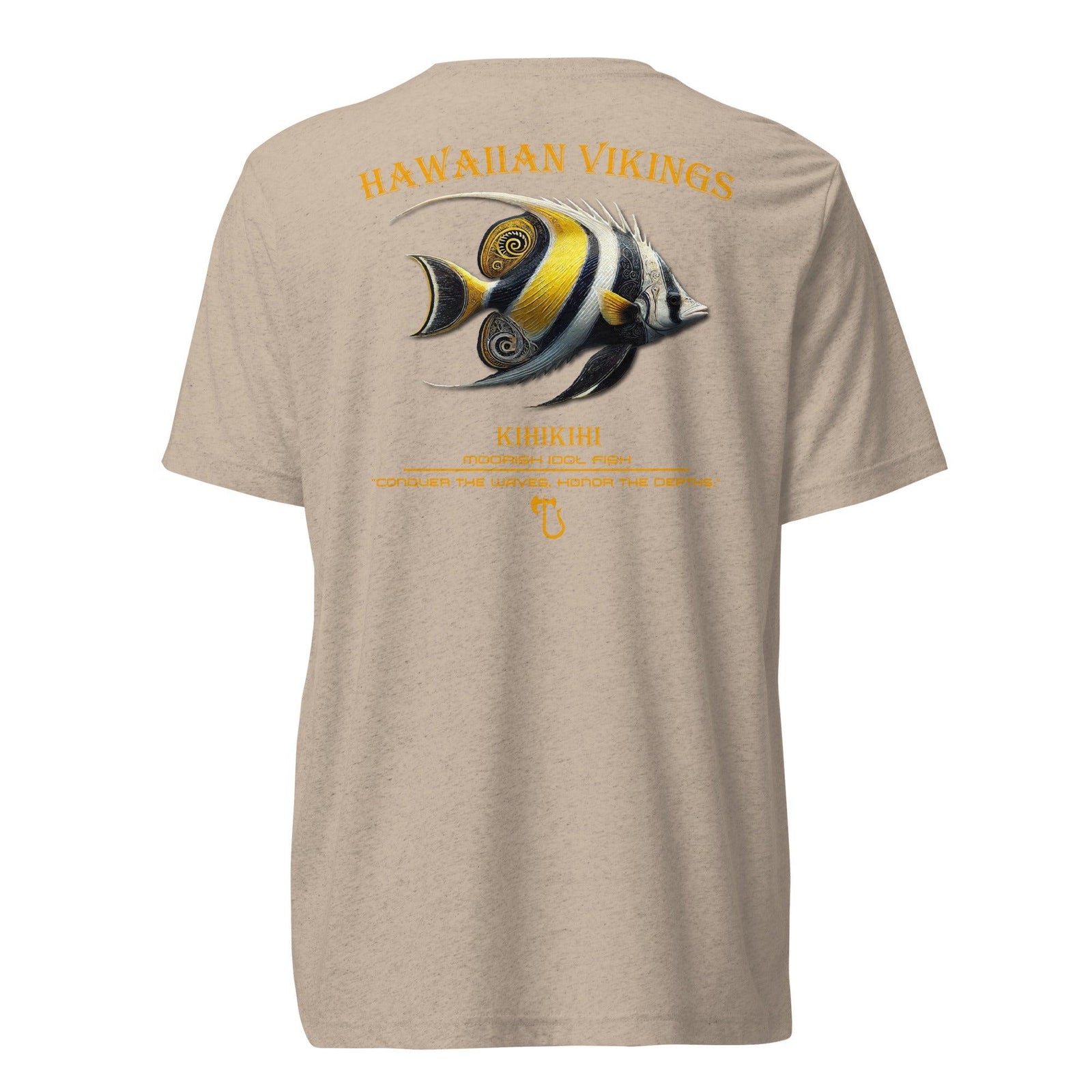 Moorish Idol Tri-Blend Short Sleeve T-Shirt - Hawaiian Vikings