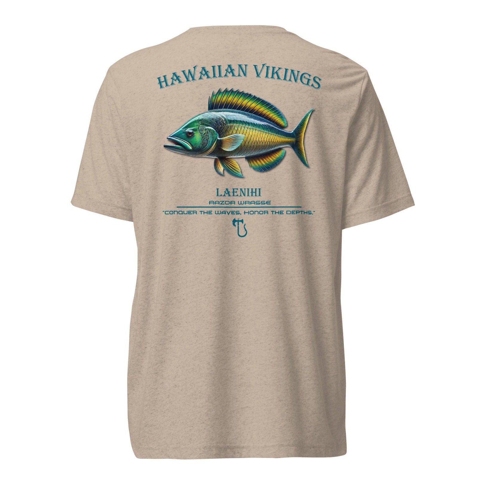 Razor Wrasse Tri-Blend Short Sleeve T-Shirt - Hawaiian Vikings