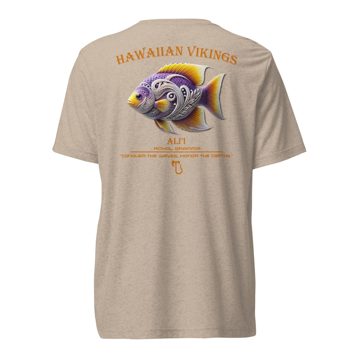 Royal Gramma Tri-Blend Short Sleeve T-Shirt - Hawaiian Vikings
