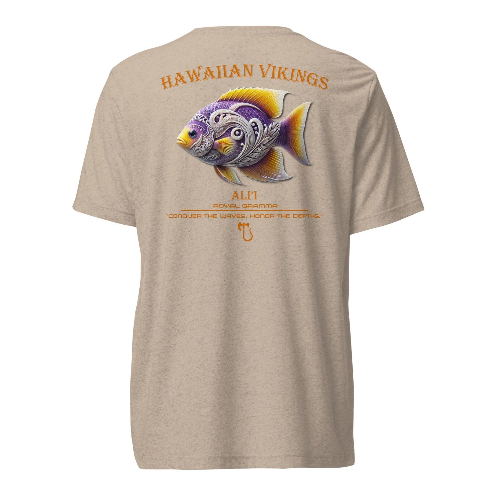 Royal Gramma Tri-Blend Short Sleeve T-Shirt - Hawaiian Vikings