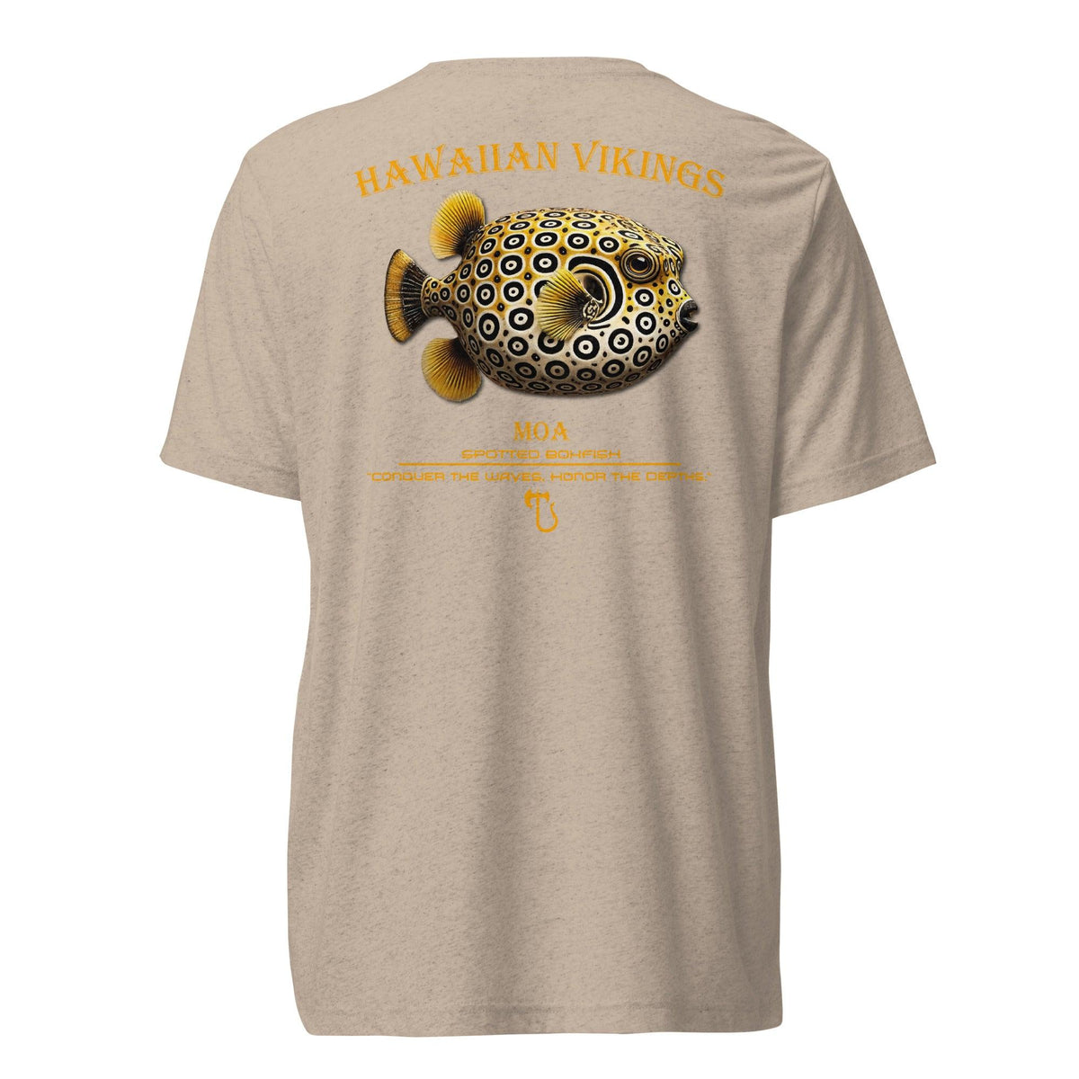 Spotted Boxfish Tri-Blend Short Sleeve T-Shirt - Hawaiian Vikings