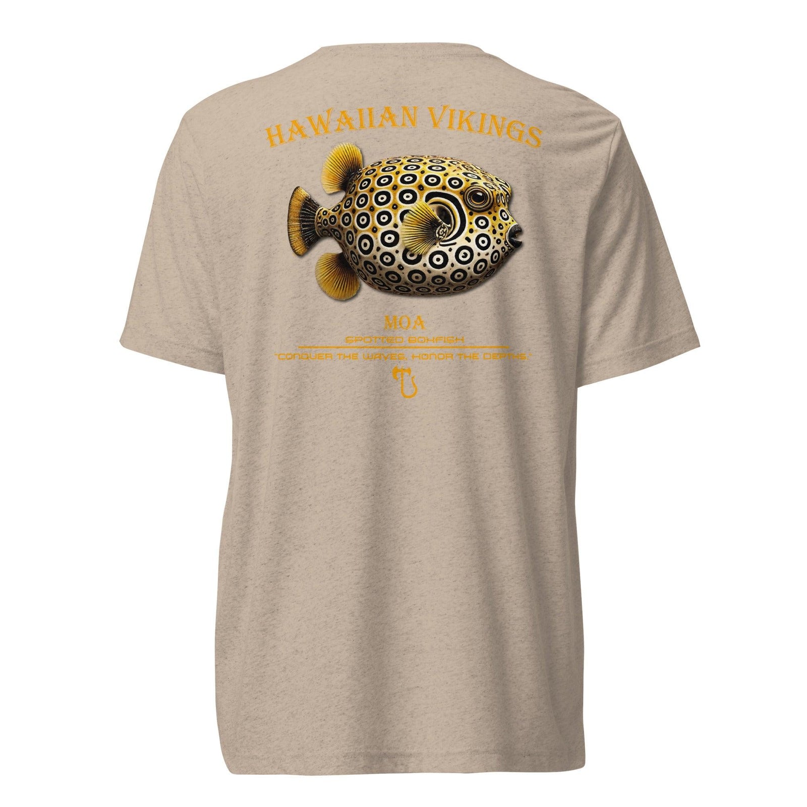 Spotted Boxfish Tri-Blend Short Sleeve T-Shirt - Hawaiian Vikings