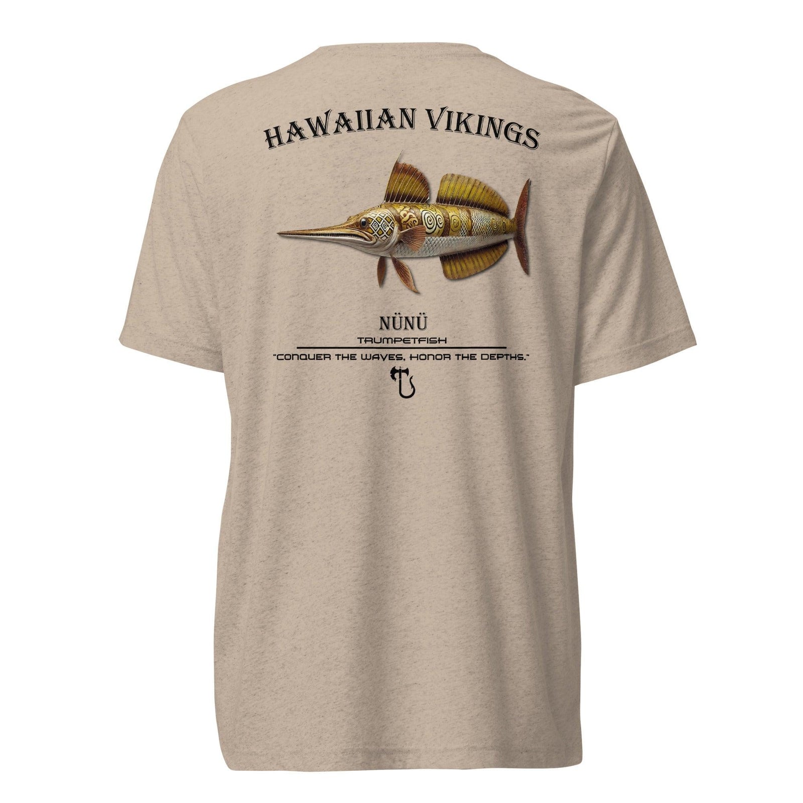 Trumpetfish Tri-Blend Short Sleeve T-Shirt - Hawaiian Vikings