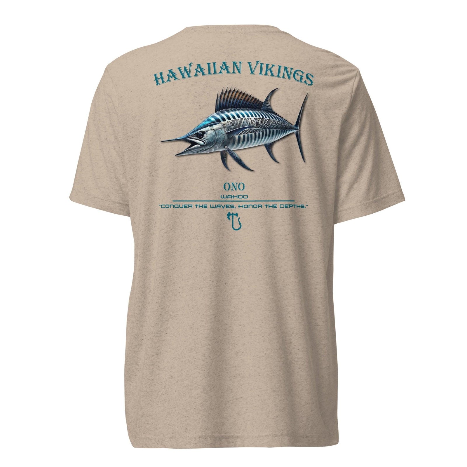 Wahoo Tri-Blend Short Sleeve T-Shirt - Hawaiian Vikings
