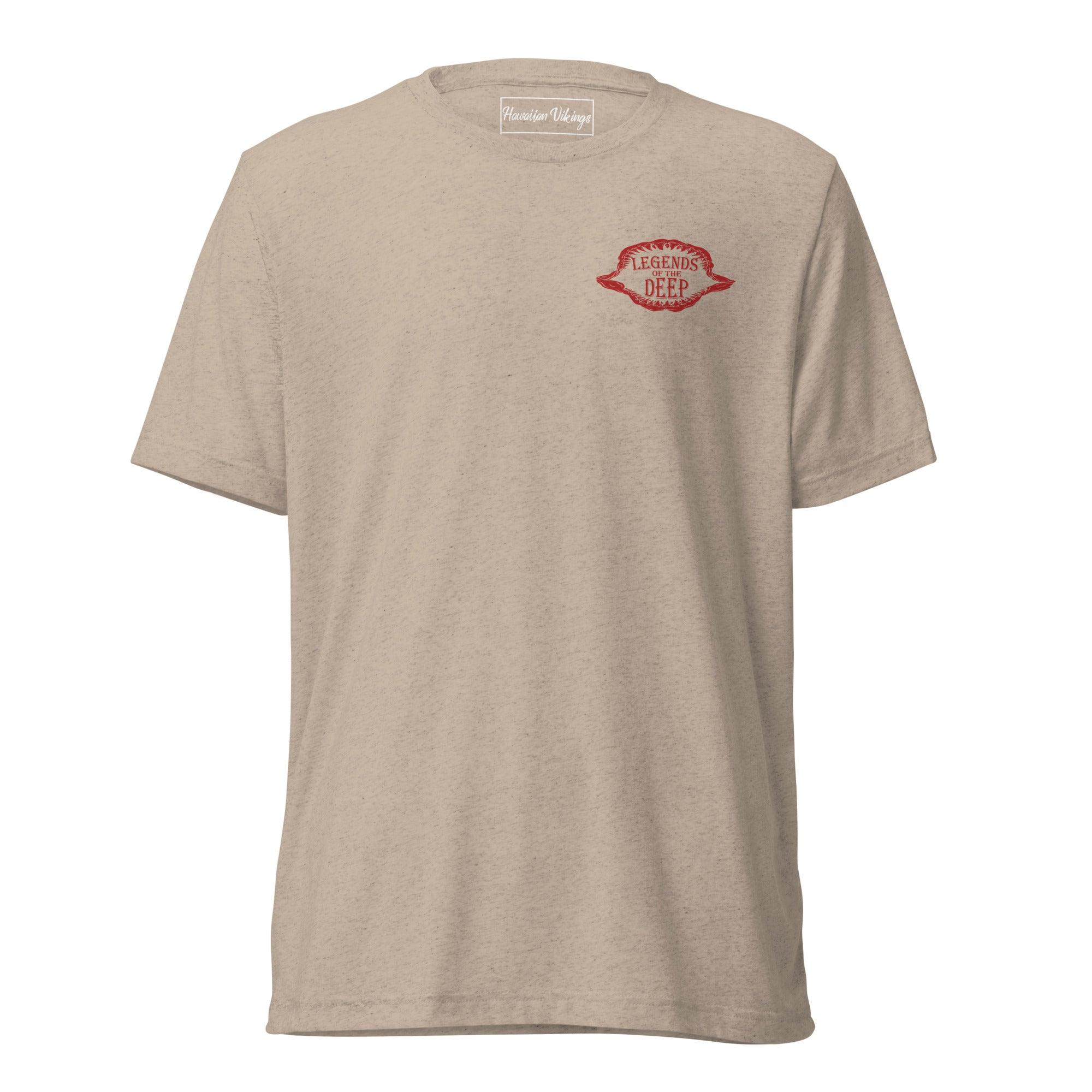 Flame Angelfish Tri-Blend Short Sleeve T-Shirt - Hawaiian Vikings