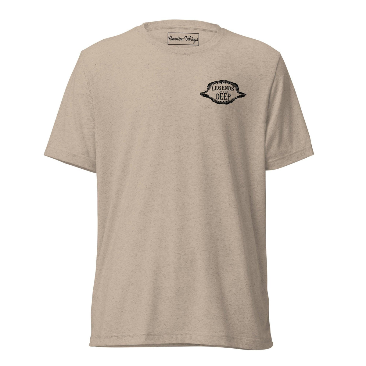 Black Longfin Eel Tri-Blend Short Sleeve T-Shirt - Hawaiian Vikings