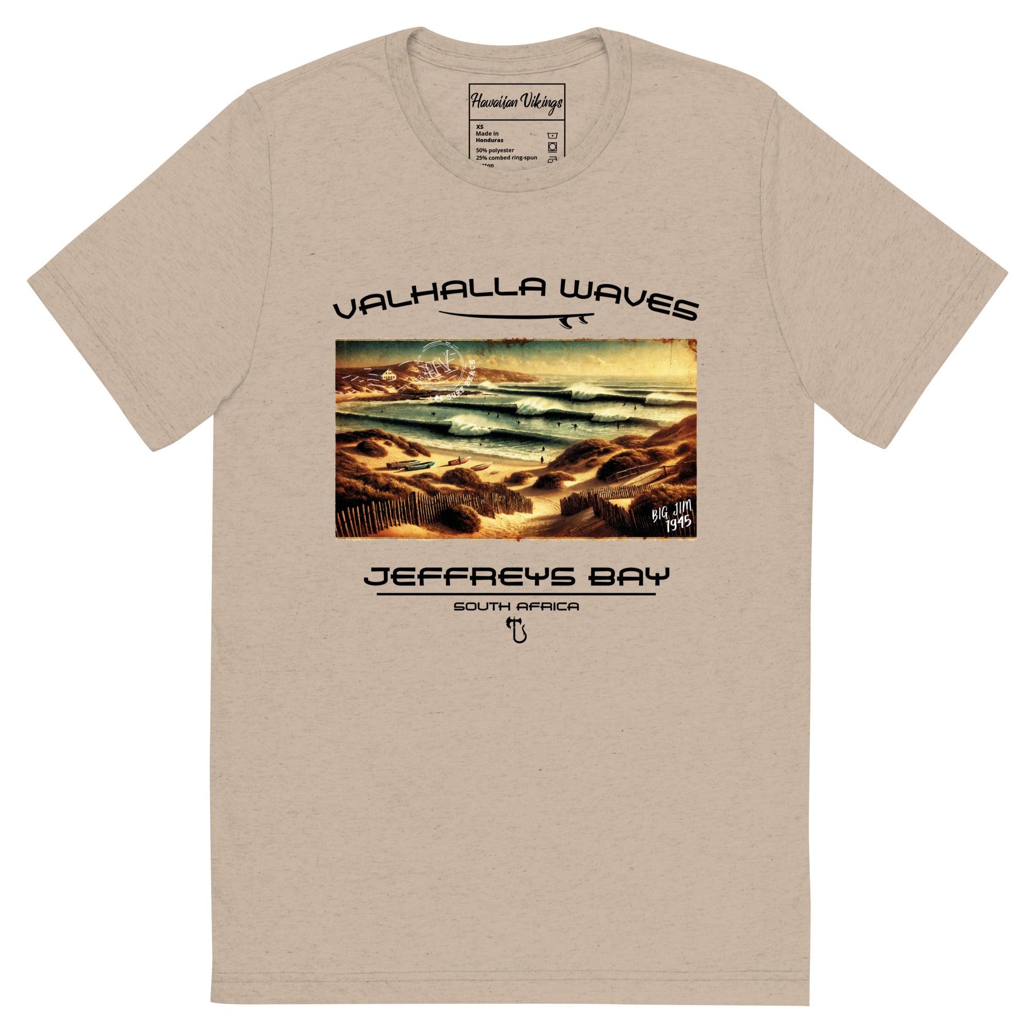 Jeffreys Bay Vintage Postcard T-Shirt - Hawaiian Vikings