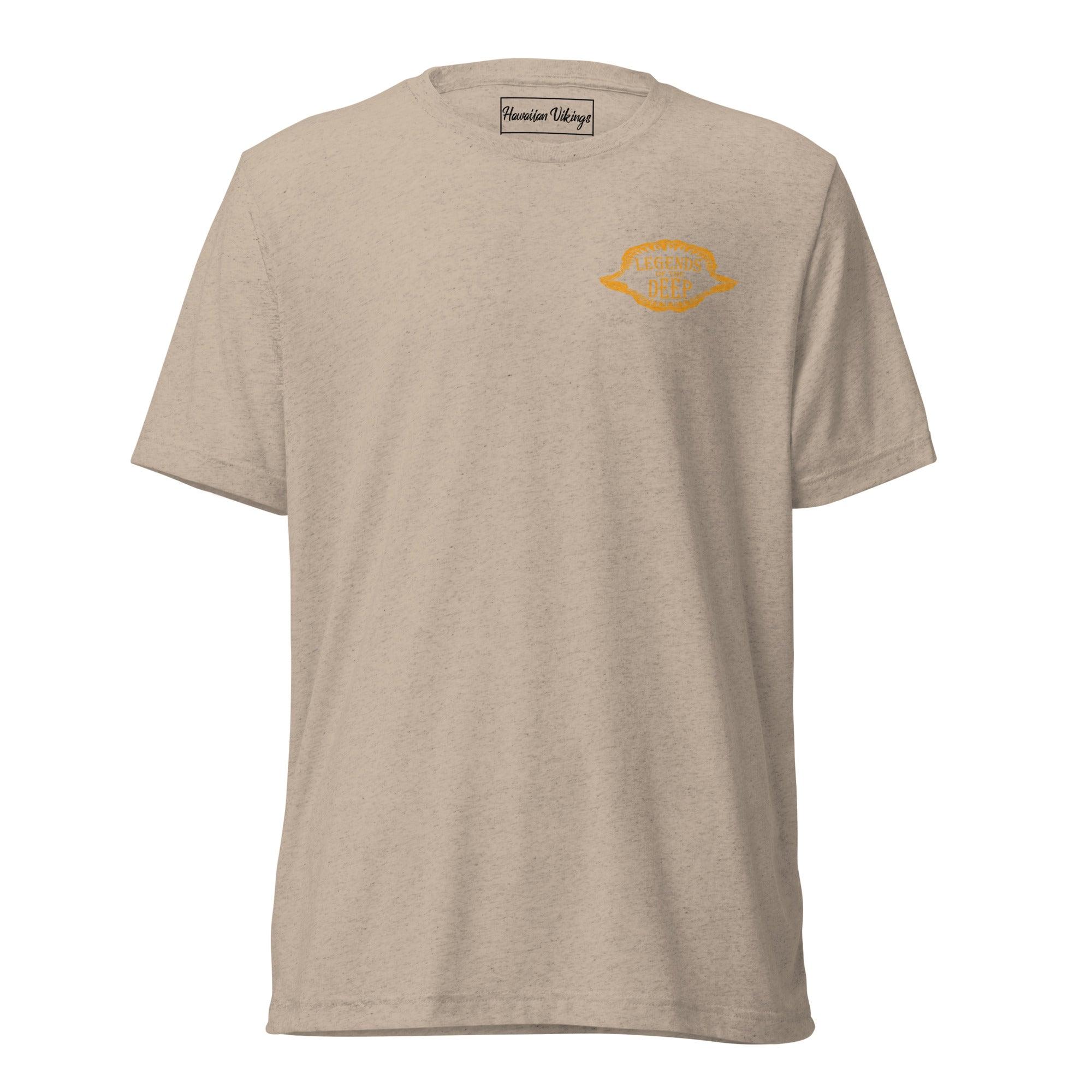 Raccoon Butterflyfish Tri-Blend Short Sleeve T-Shirt - Hawaiian Vikings