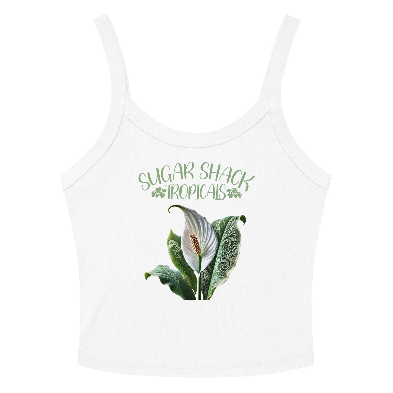 Peace Lily Women’s micro-rib tank top - Hawaiian Vikings