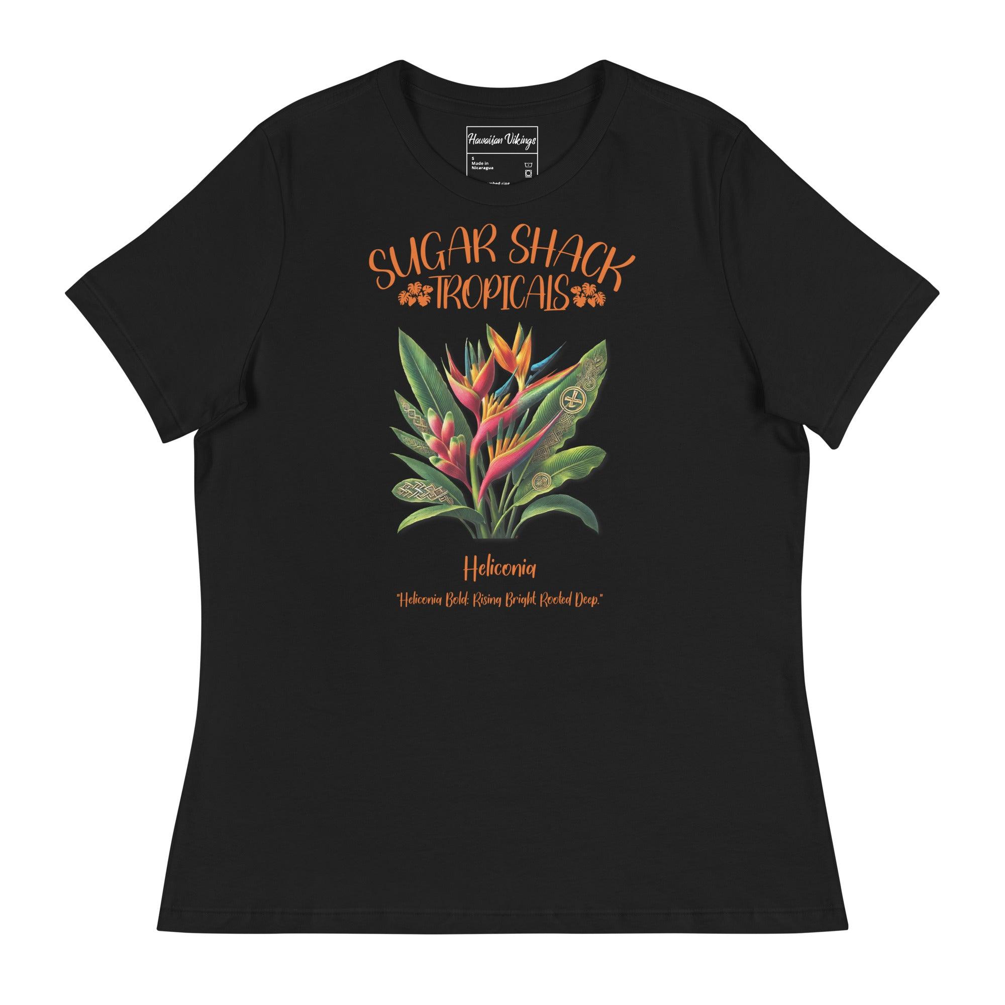 Heliconia Women's Relaxed T-Shirt - Hawaiian Vikings
