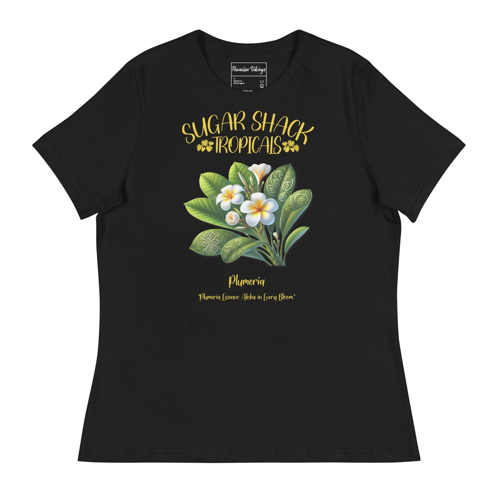 Plumeria Women's Relaxed T-Shirt - Hawaiian Vikings
