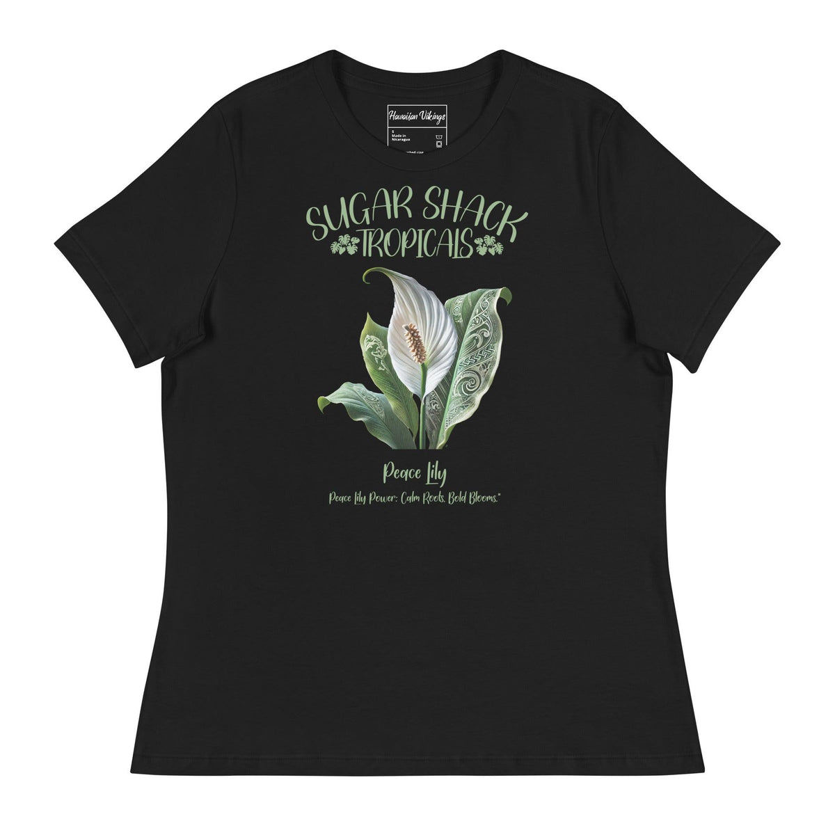 Peace Lily Women's Relaxed T-Shirt - Hawaiian Vikings