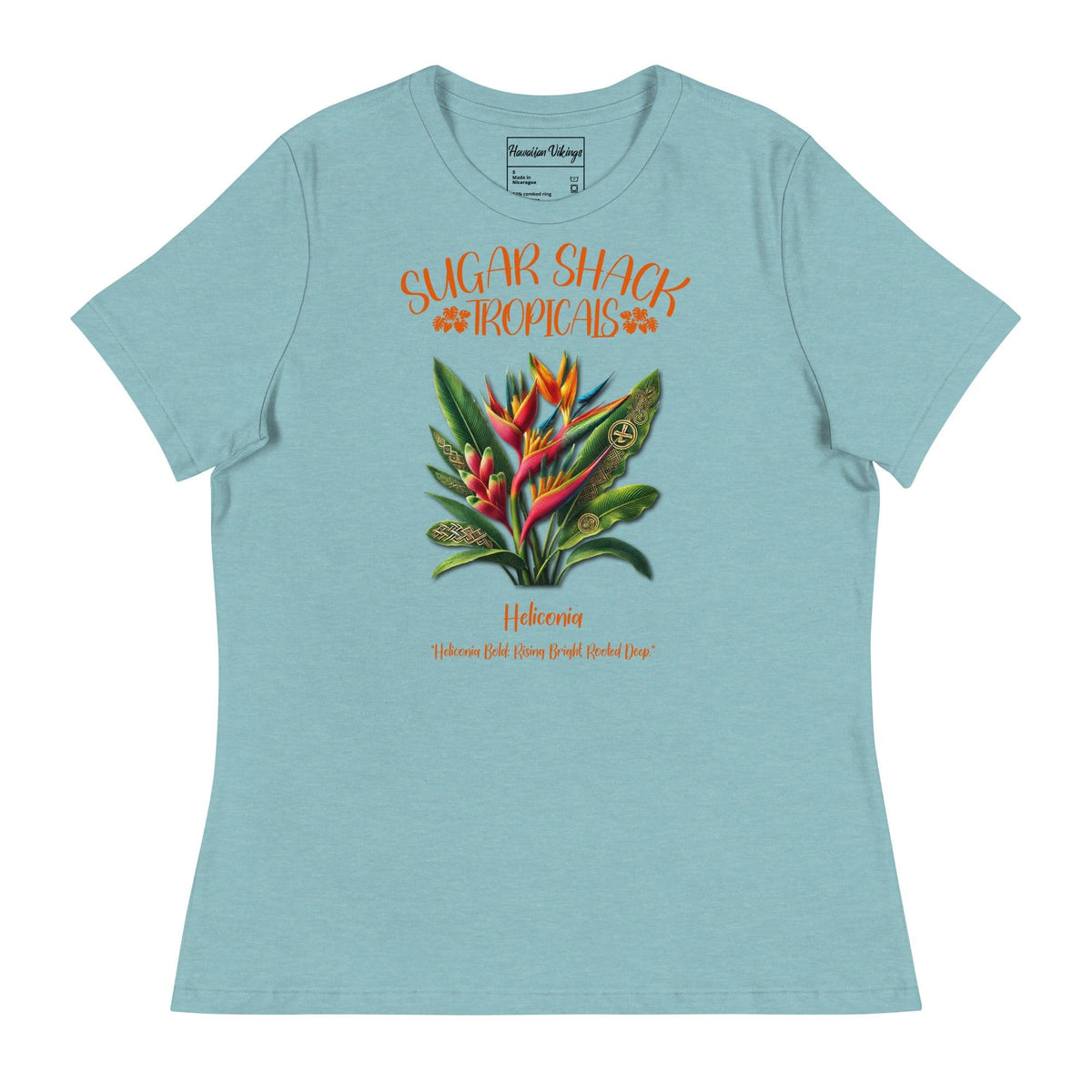 Heliconia Women's Relaxed T-Shirt - Hawaiian Vikings