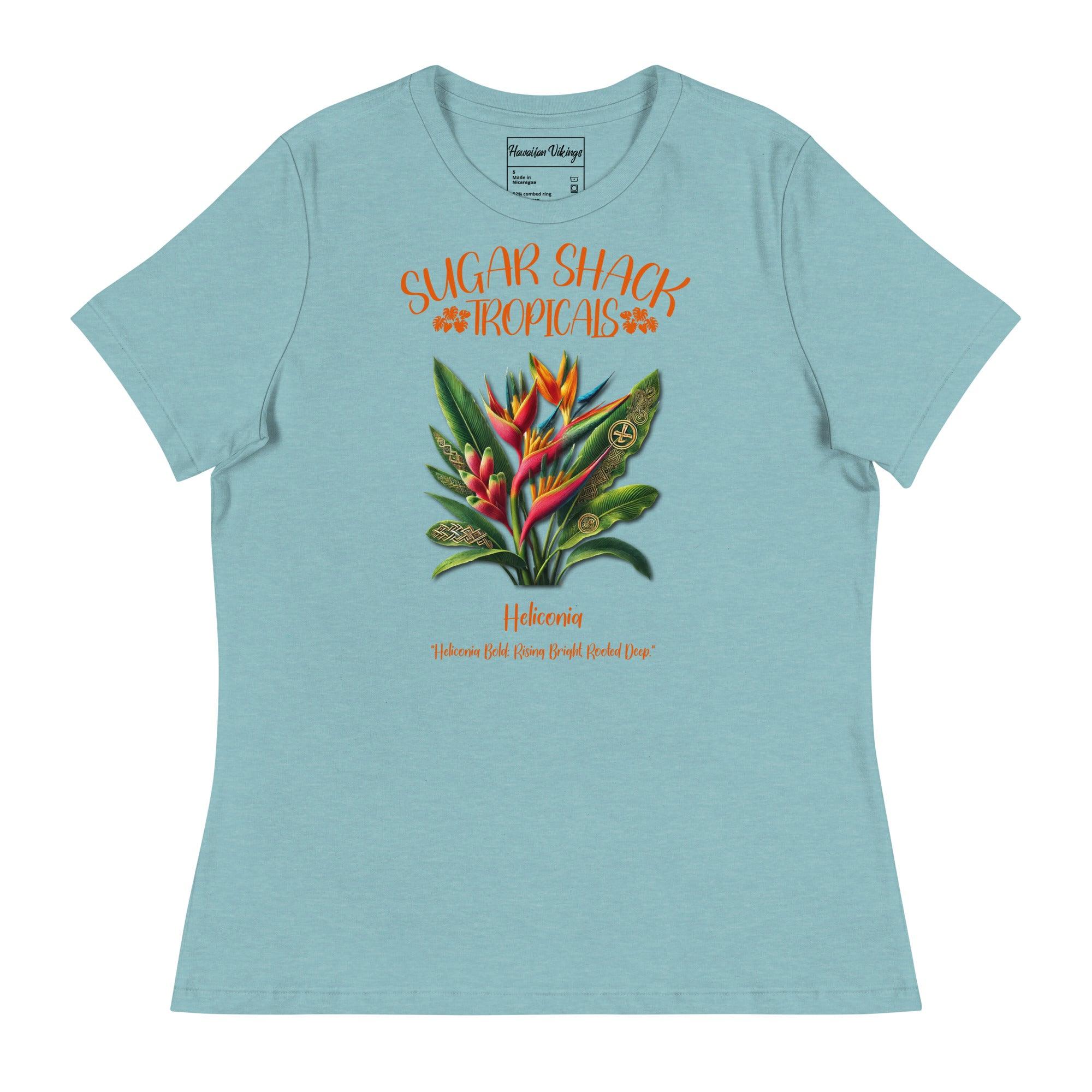 Heliconia Women's Relaxed T-Shirt - Hawaiian Vikings