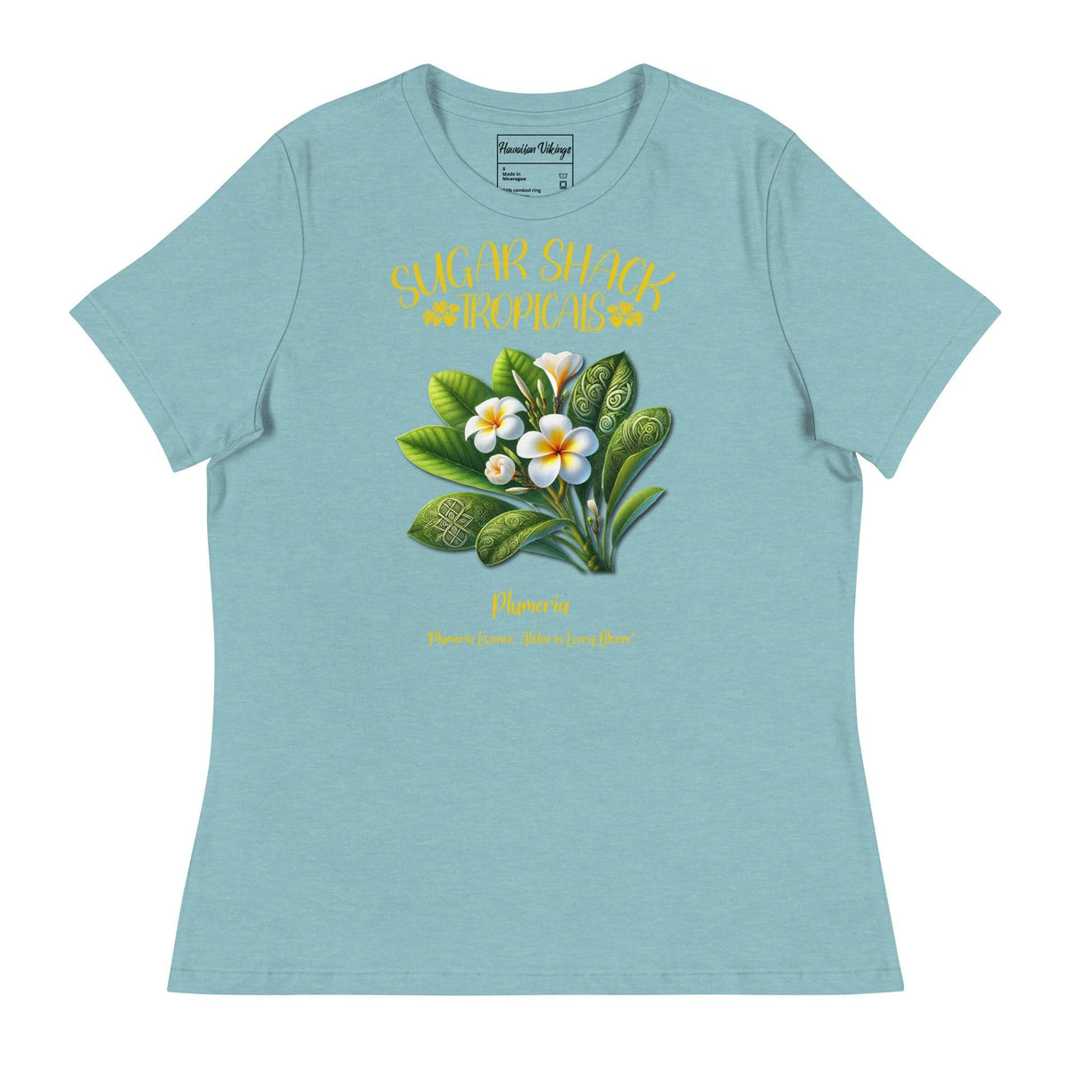 Plumeria Women's Relaxed T-Shirt - Hawaiian Vikings