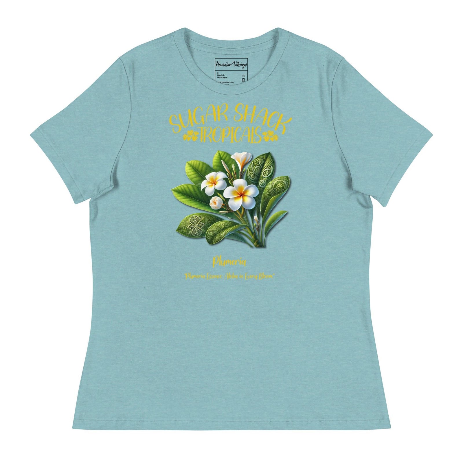 Plumeria Women's Relaxed T-Shirt - Hawaiian Vikings