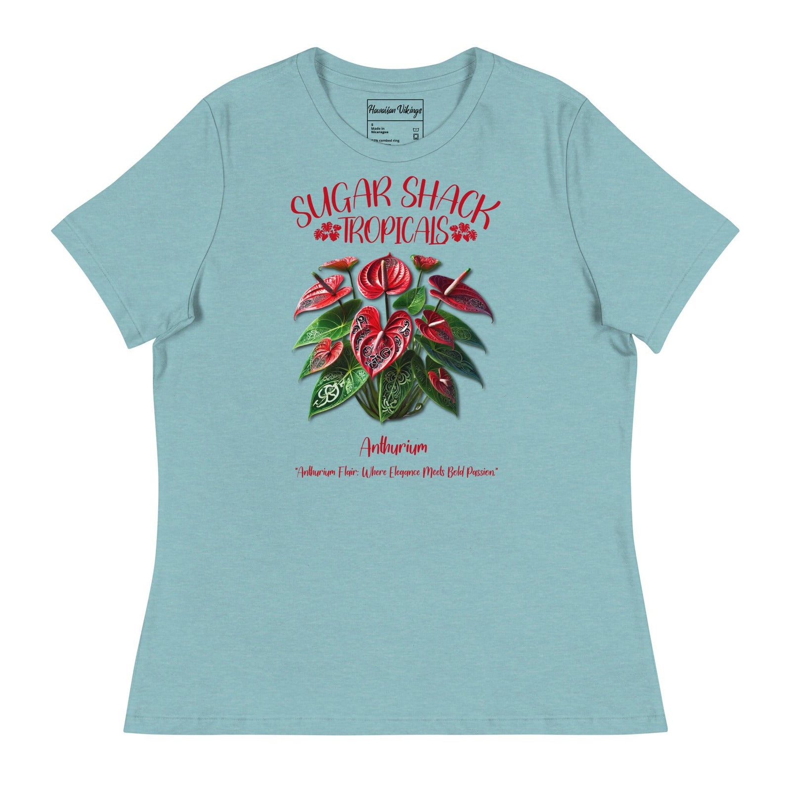 Anthurium Women's Relaxed T-Shirt - Hawaiian Vikings