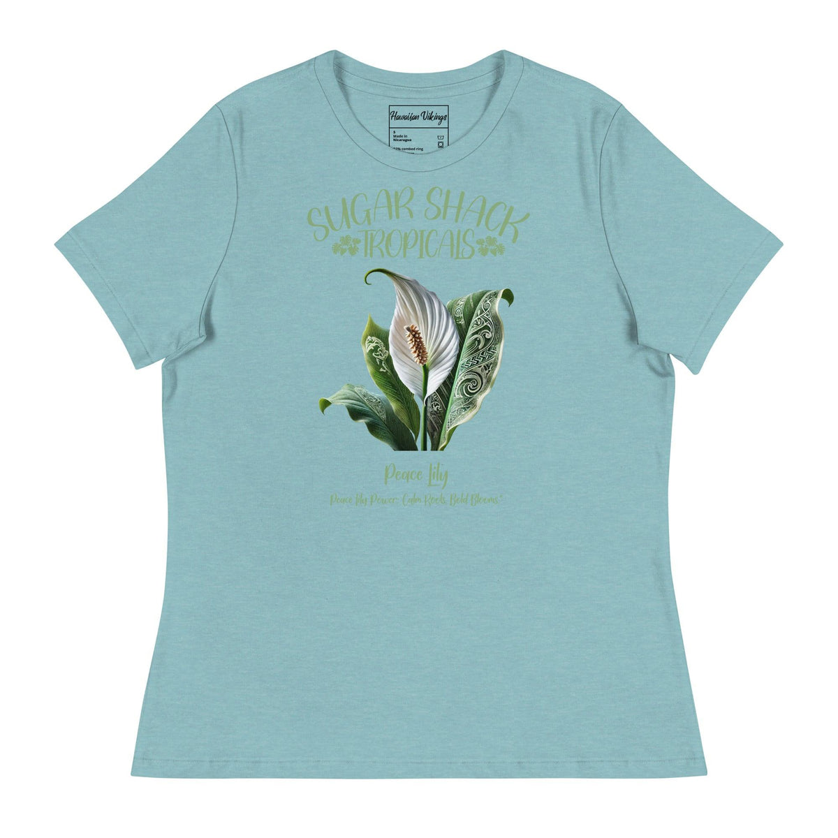 Peace Lily Women's Relaxed T-Shirt - Hawaiian Vikings