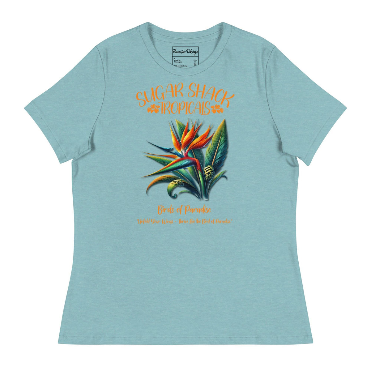 Bird Of Paradise Women's Relaxed T-Shirt - Hawaiian Vikings