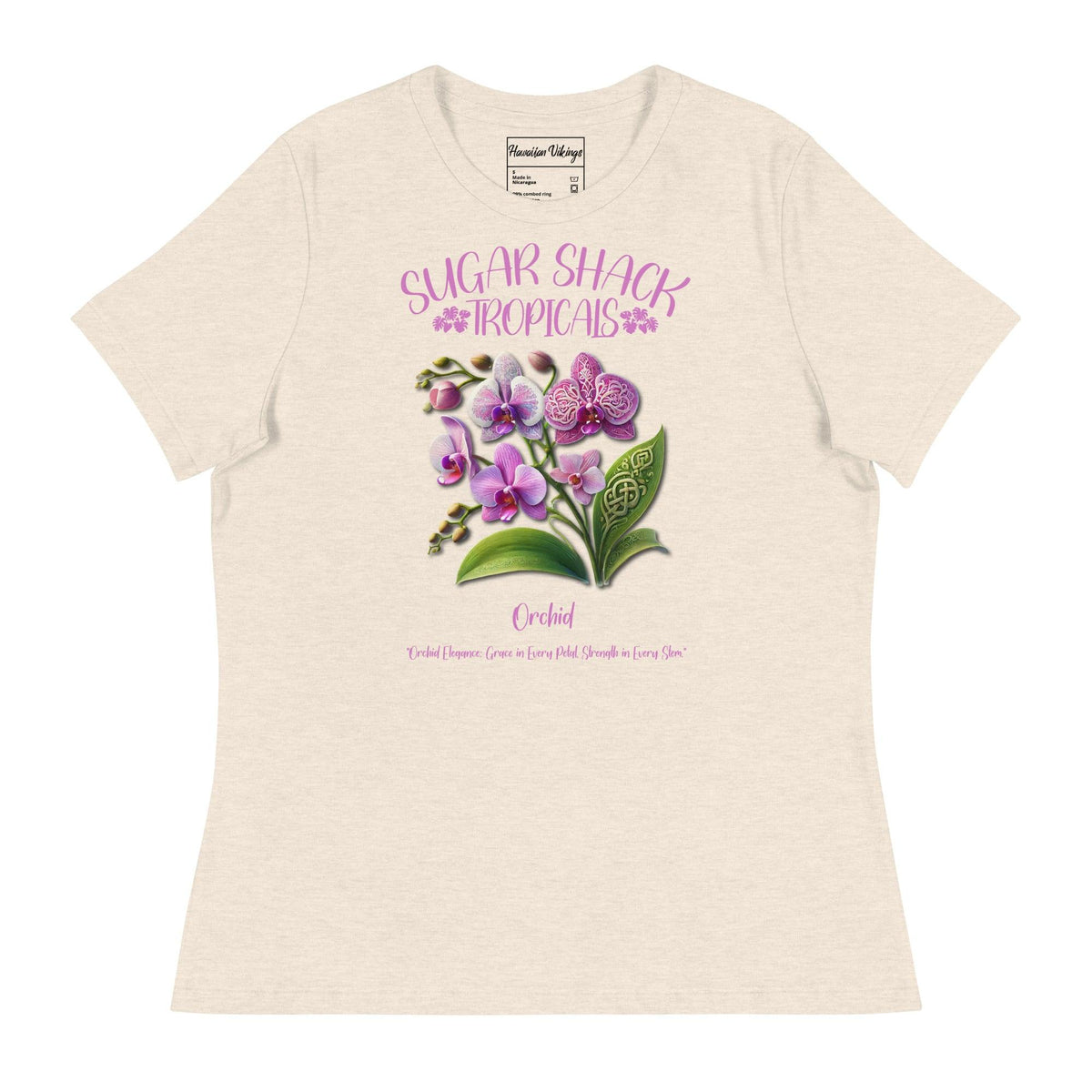 Orchid Women's Relaxed T-Shirt - Hawaiian Vikings