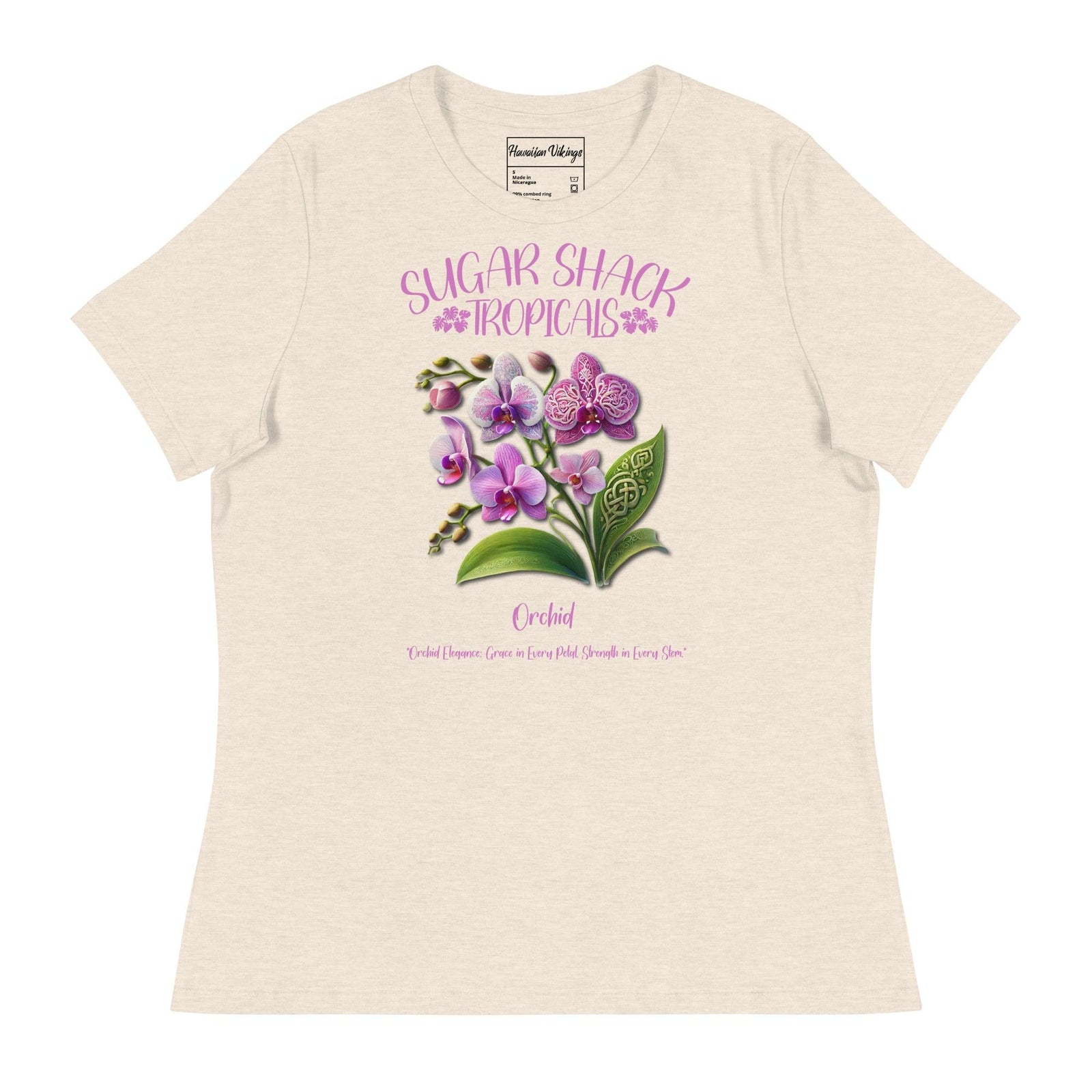 Orchid Women's Relaxed T-Shirt - Hawaiian Vikings
