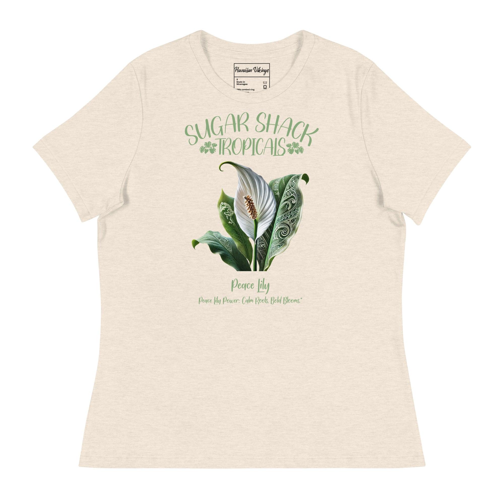 Peace Lily Women's Relaxed T-Shirt - Hawaiian Vikings