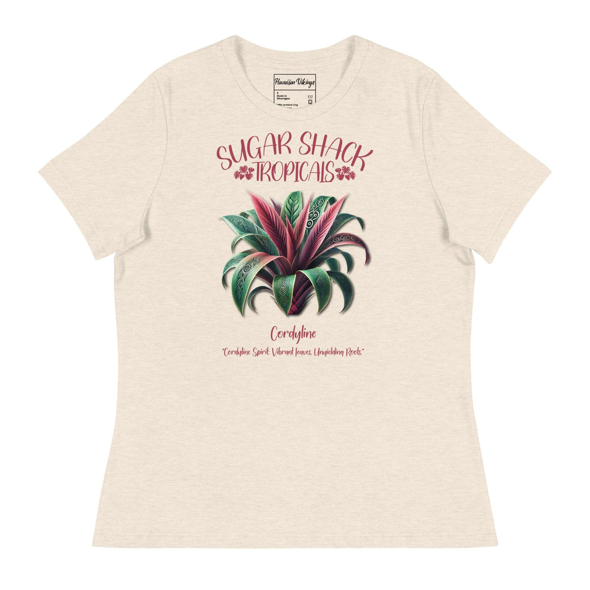 Cordyline Women's Relaxed T-Shirt - Hawaiian Vikings