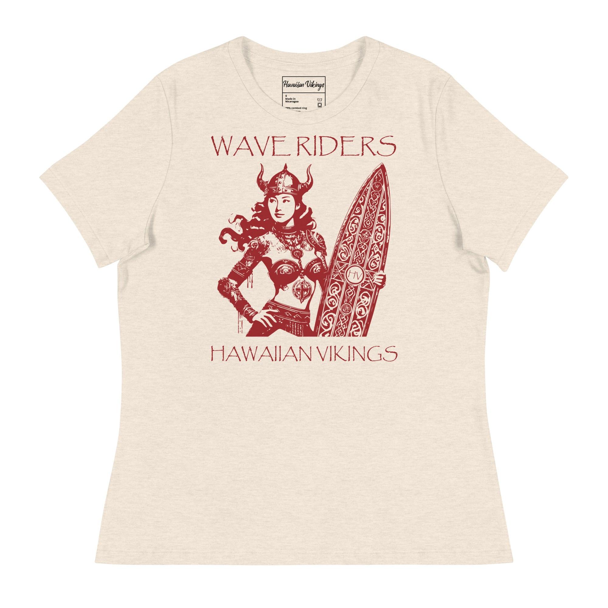 Wave Warrior Women's Relaxed T-Shirt - Hawaiian Vikings