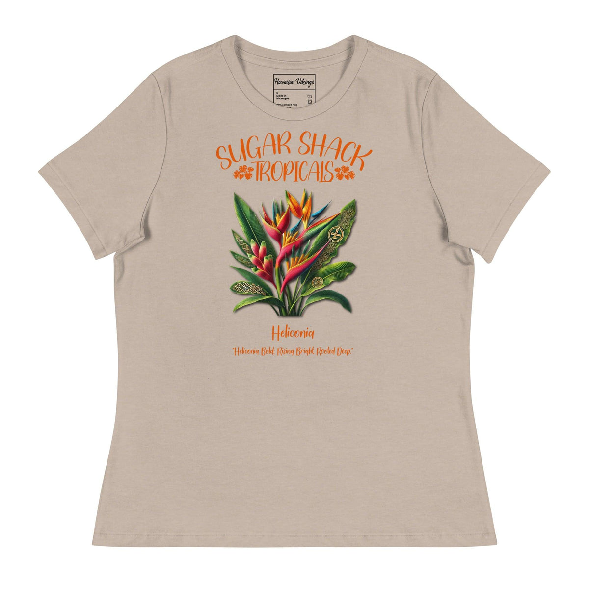 Heliconia Women's Relaxed T-Shirt - Hawaiian Vikings