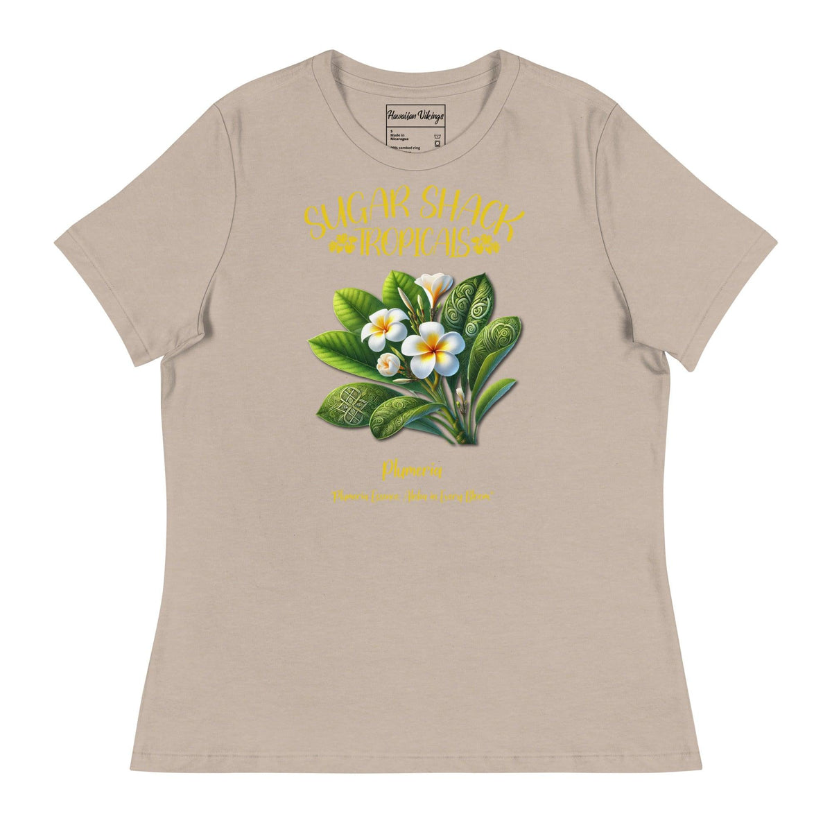 Plumeria Women's Relaxed T-Shirt - Hawaiian Vikings