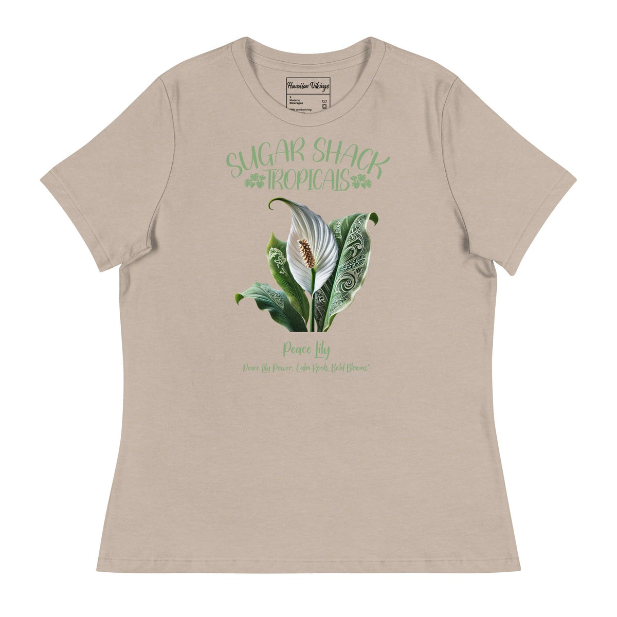 Peace Lily Women's Relaxed T-Shirt - Hawaiian Vikings