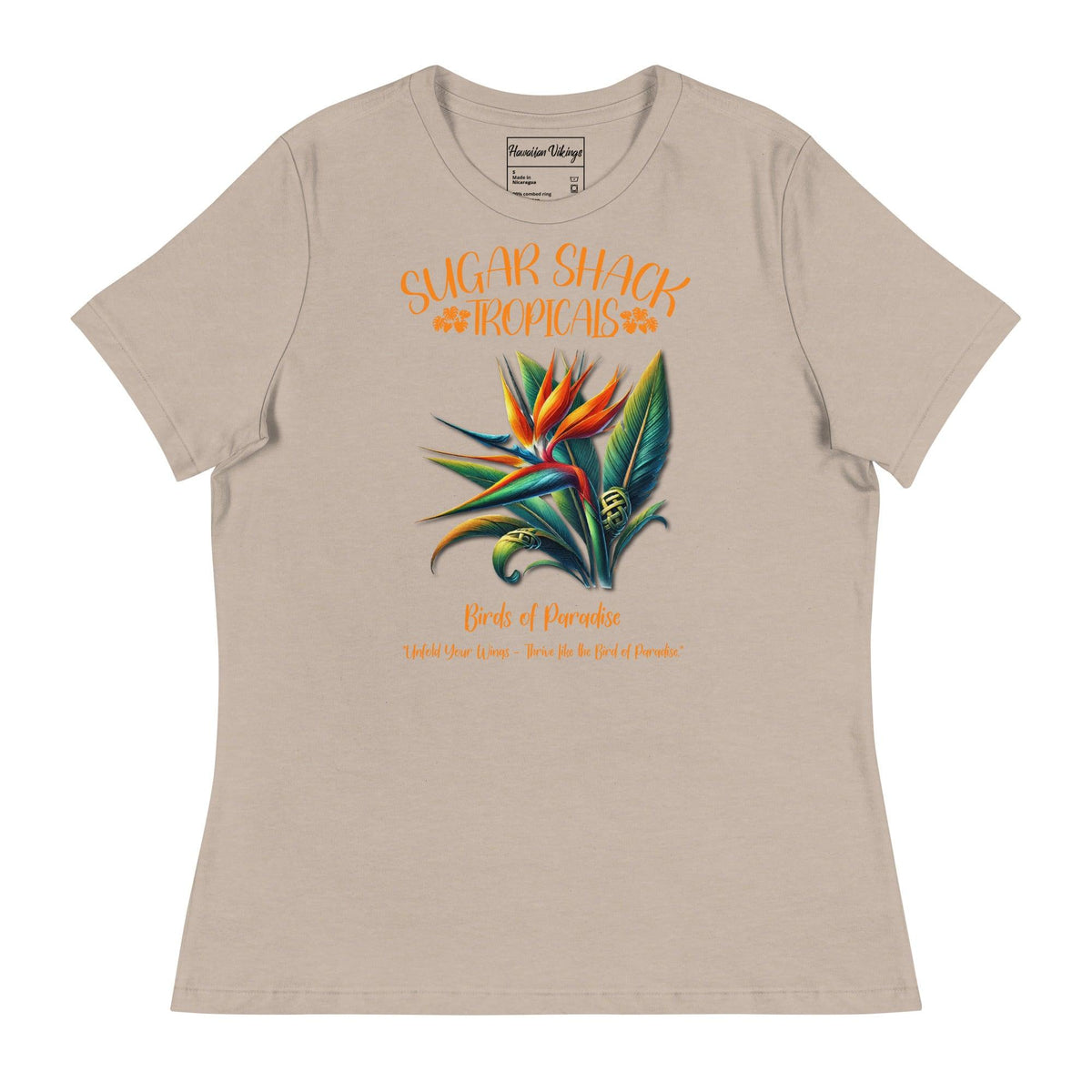 Bird Of Paradise Women's Relaxed T-Shirt - Hawaiian Vikings