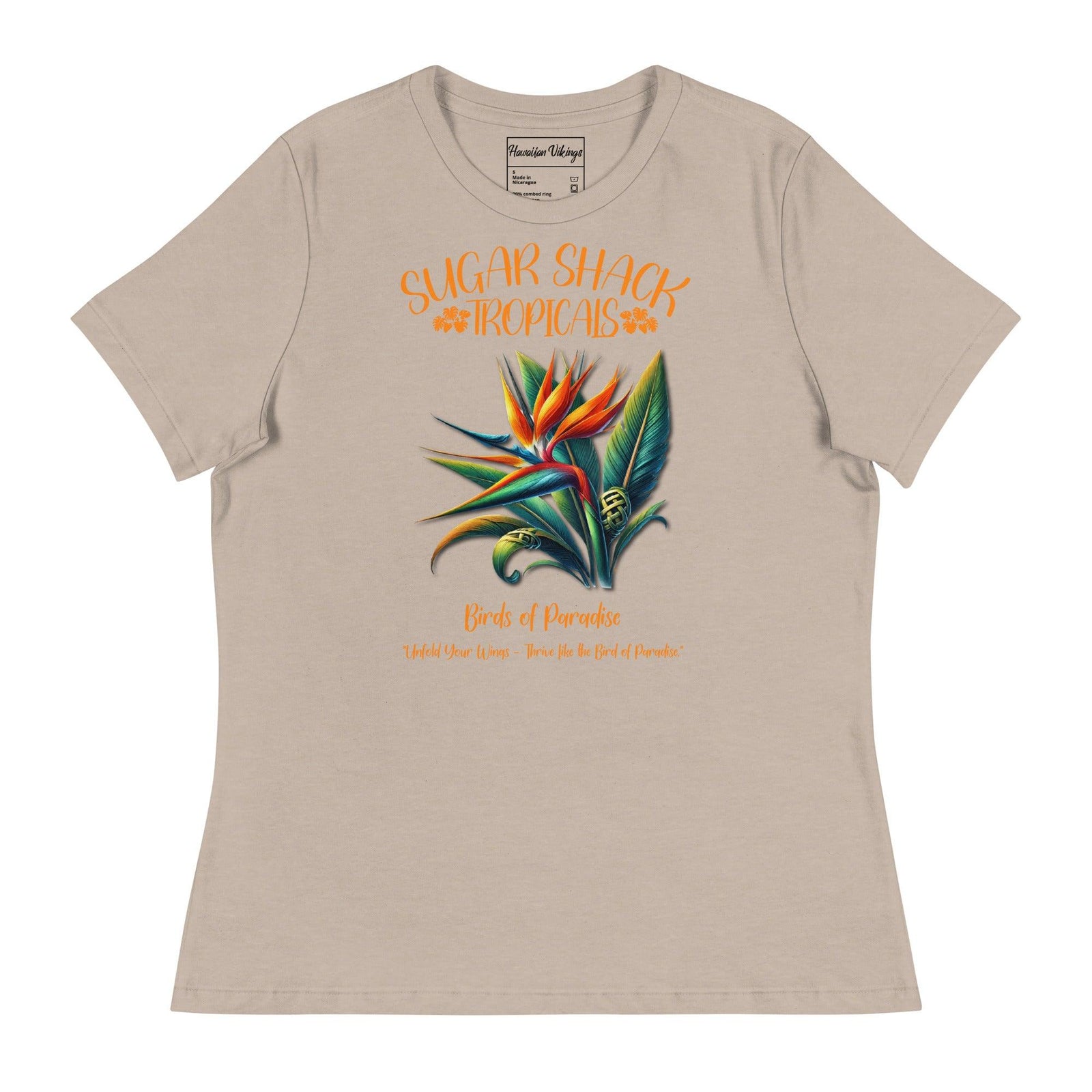 Bird Of Paradise Women's Relaxed T-Shirt - Hawaiian Vikings