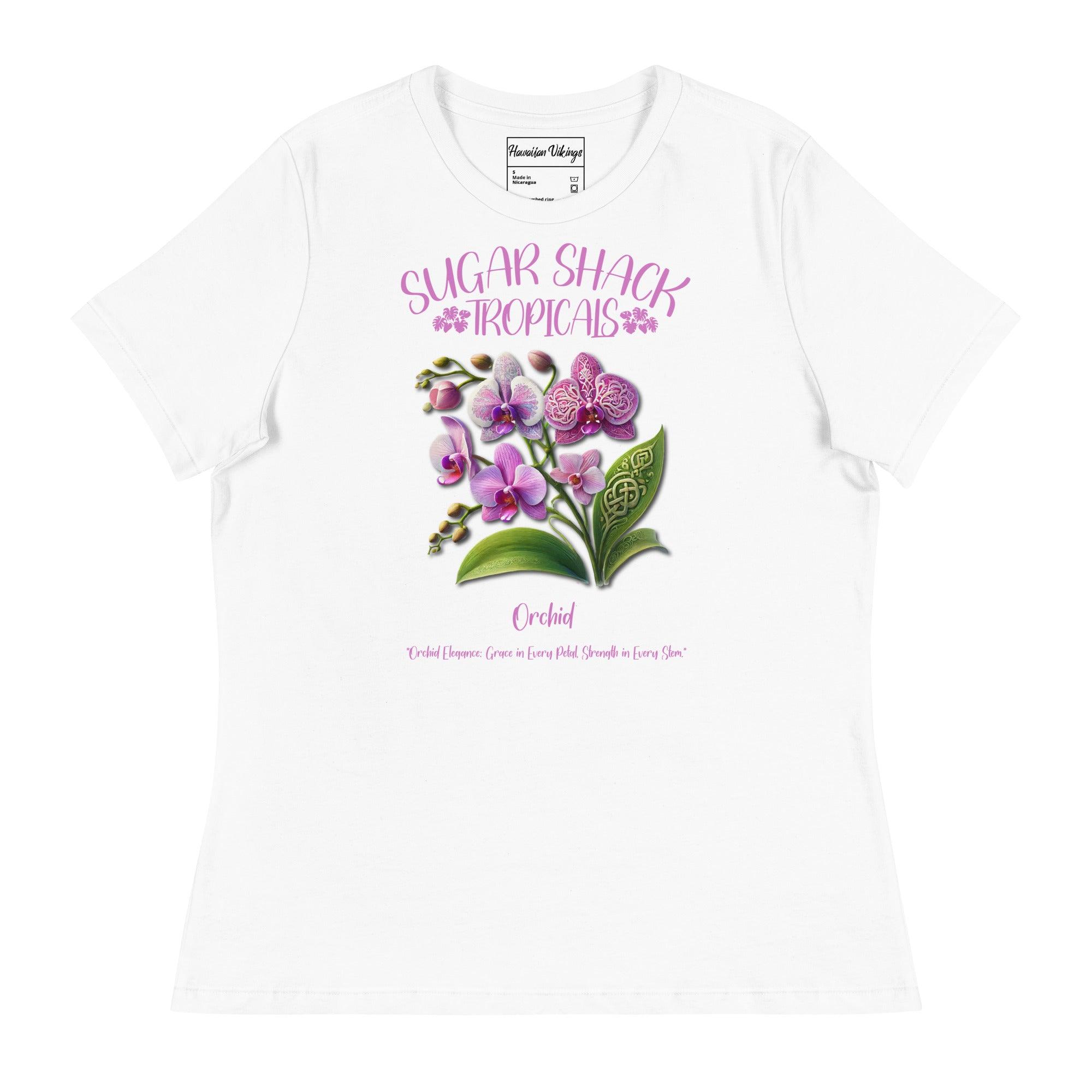 Orchid Women's Relaxed T-Shirt - Hawaiian Vikings